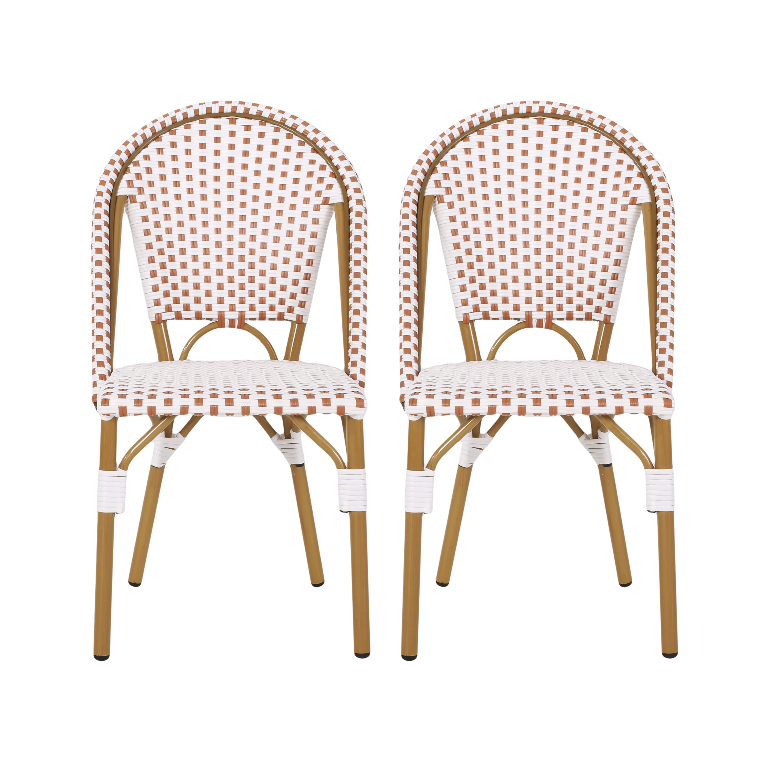 Brandy Outdoor French Bistro Chair, Set of 2 - furnishings