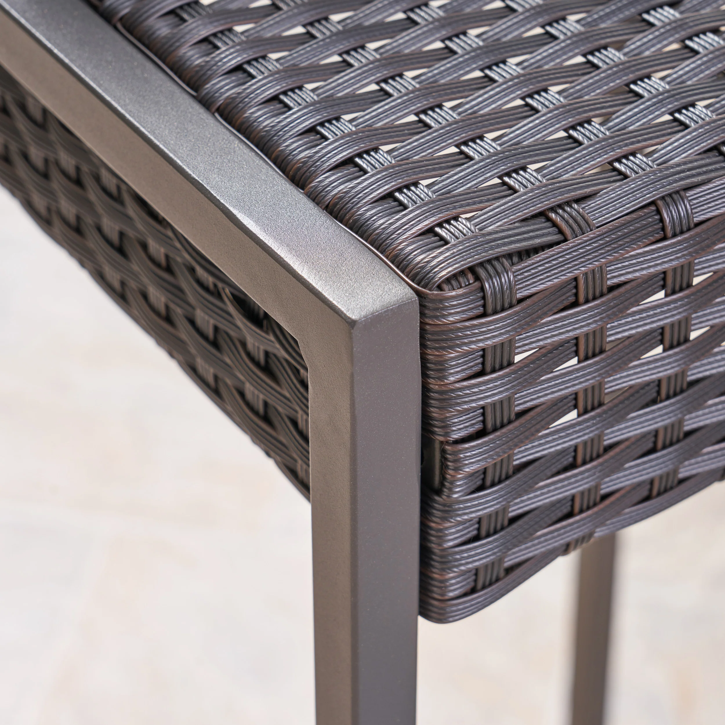 Kelly Outdoor Wicker 30-Inch Barstools - furnishings