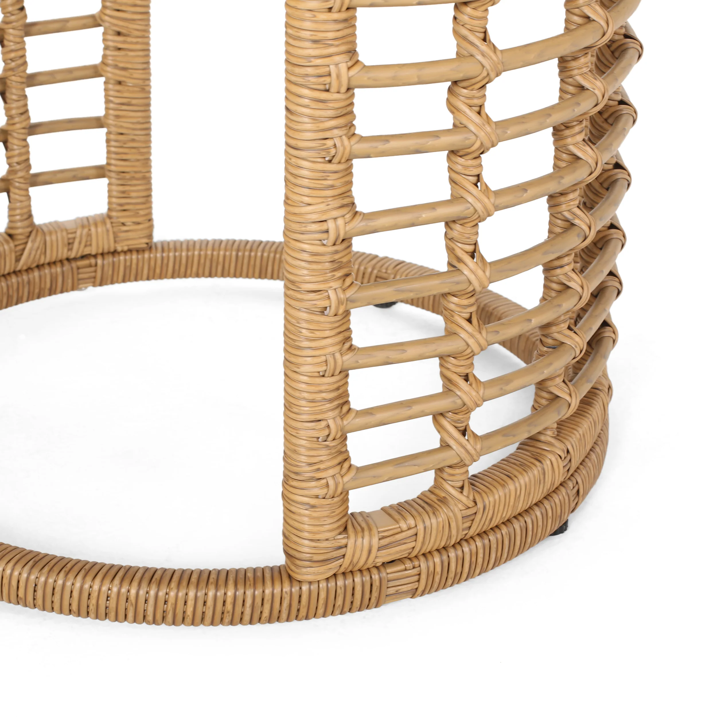 Srihan Outdoor 3 Piece Wicker Chat Set - furnishings