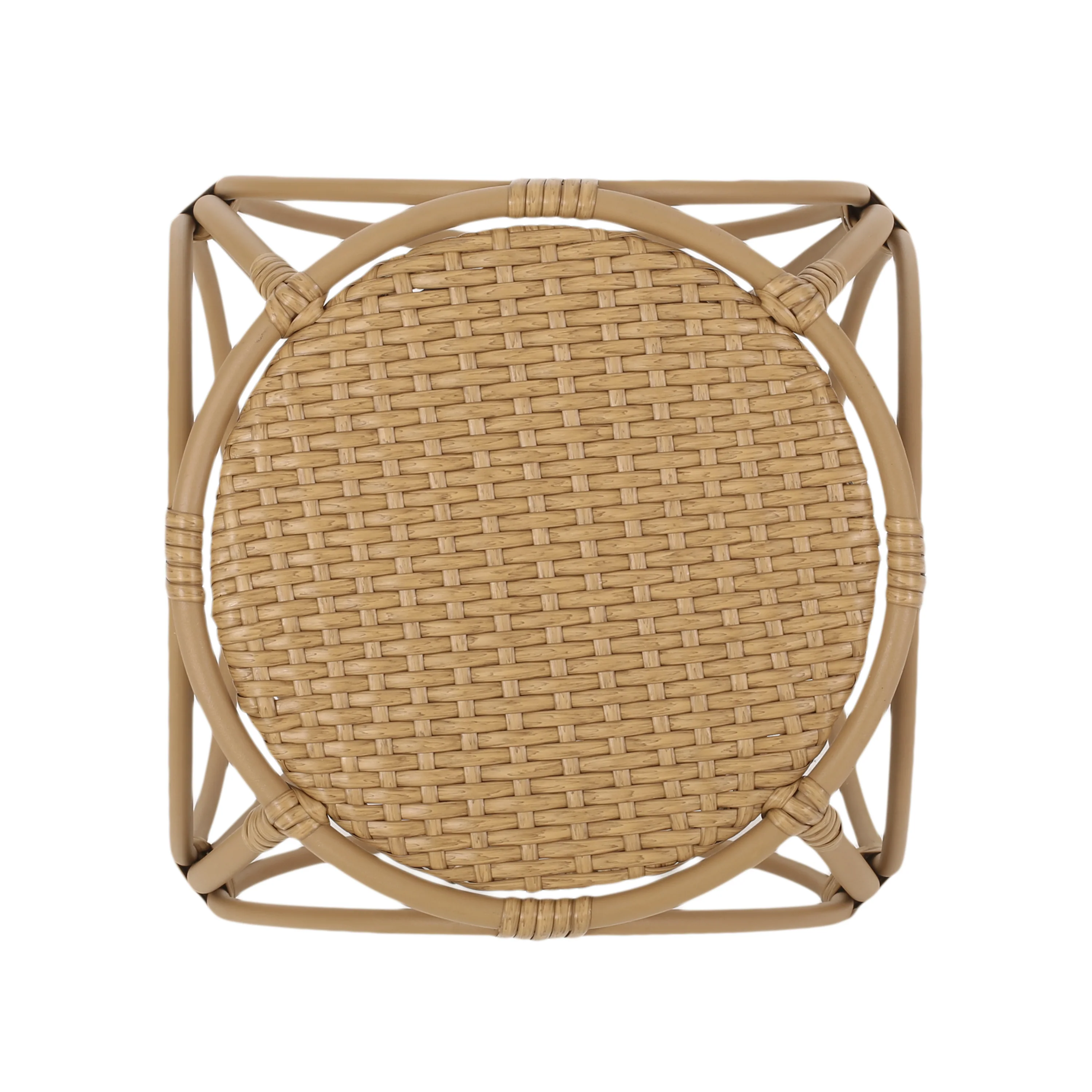 Coston Outdoor Wicker Side Table - furnishings