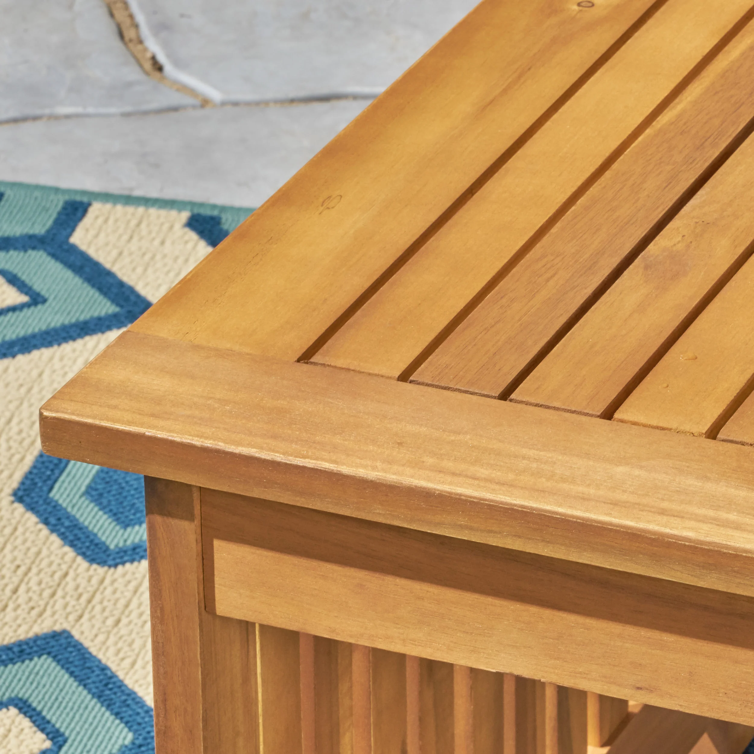 Grace Outdoor Acacia Wood Coffee Table - furnishings