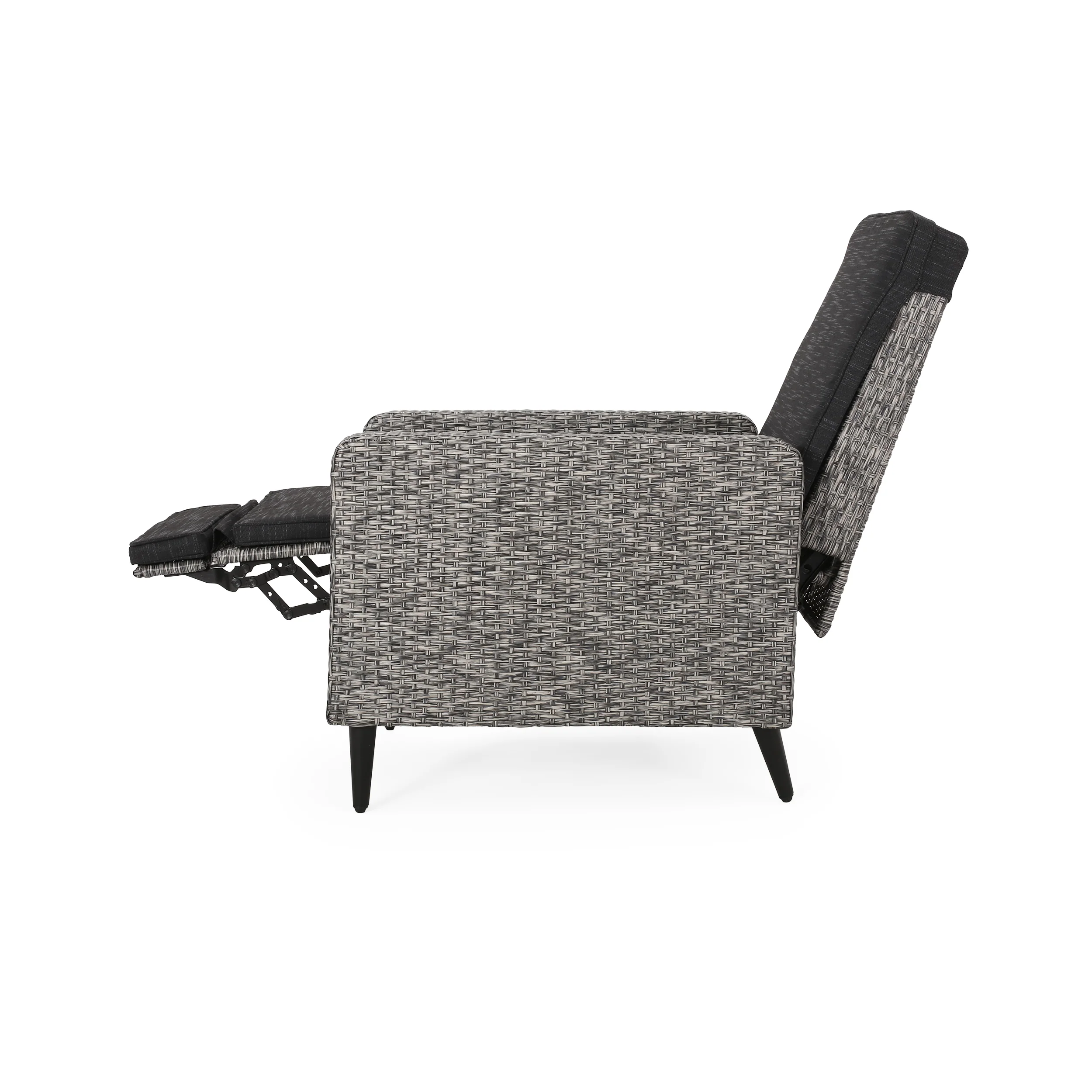 Fircrest Outdoor Wicker Recliner - furnishings