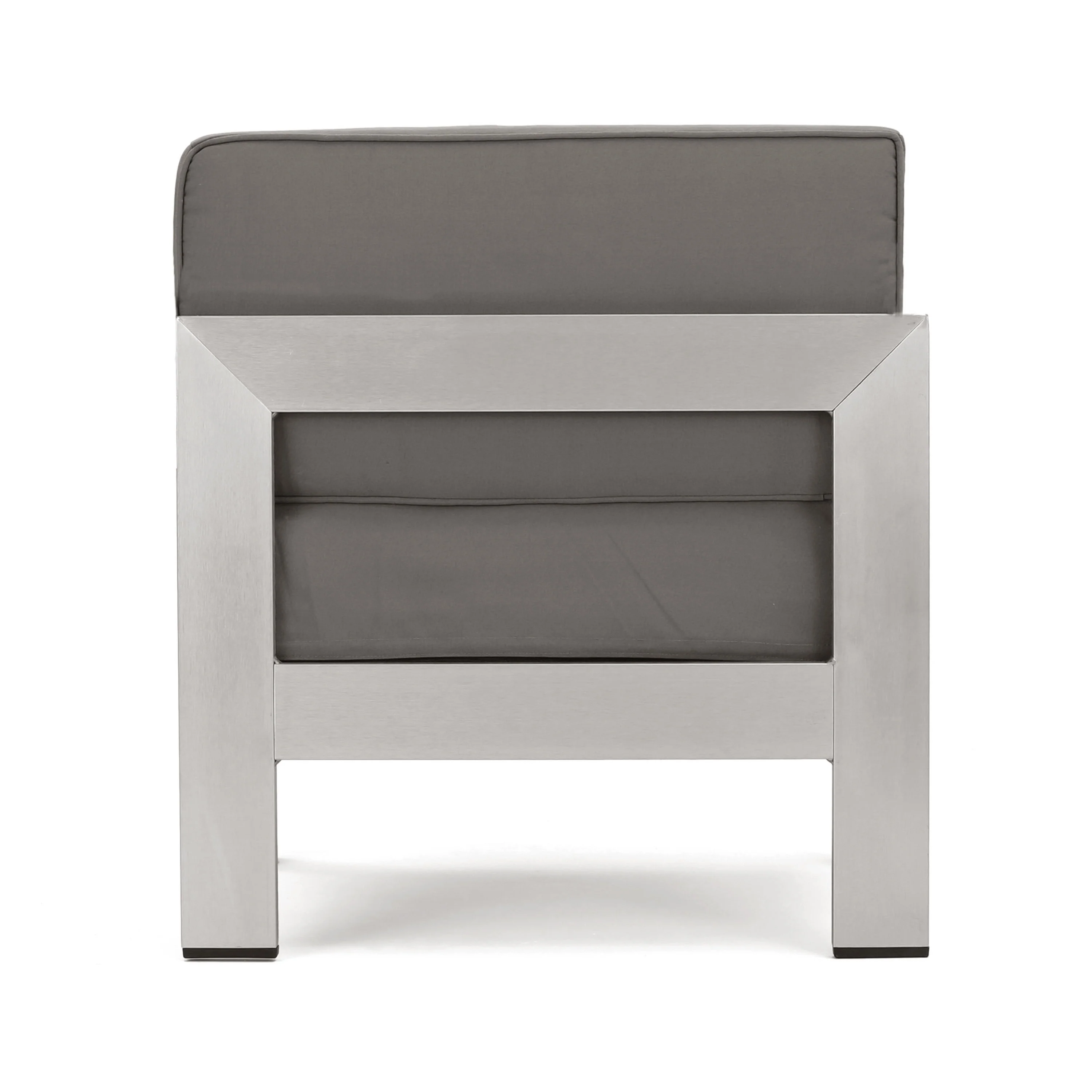 Cherie Outdoor 9 Seater Aluminum Sectional Sofa Set with Side Tables - furnishings