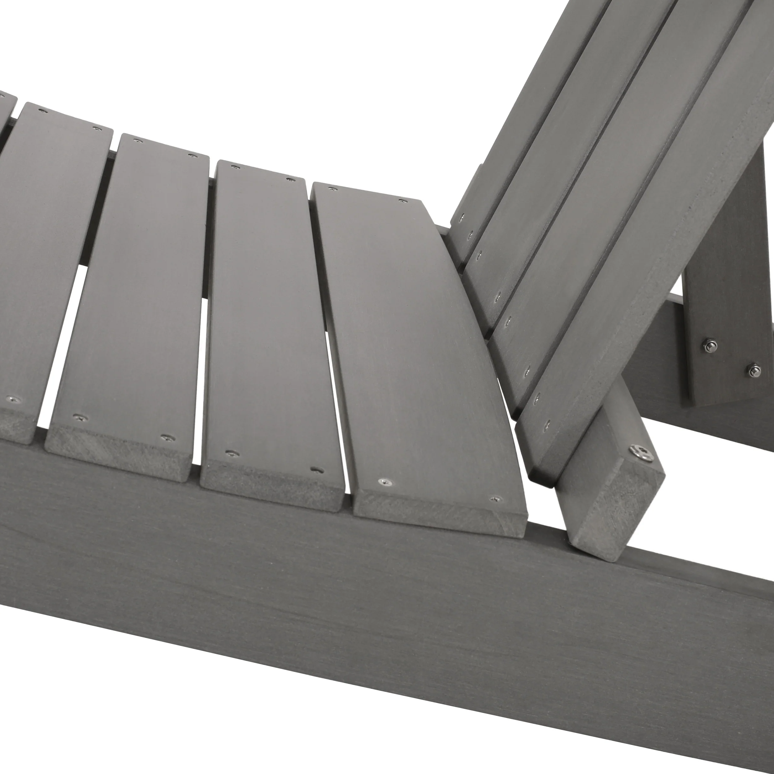 Anastasija Outdoor Faux Wood Adirondack Chair - furnishings
