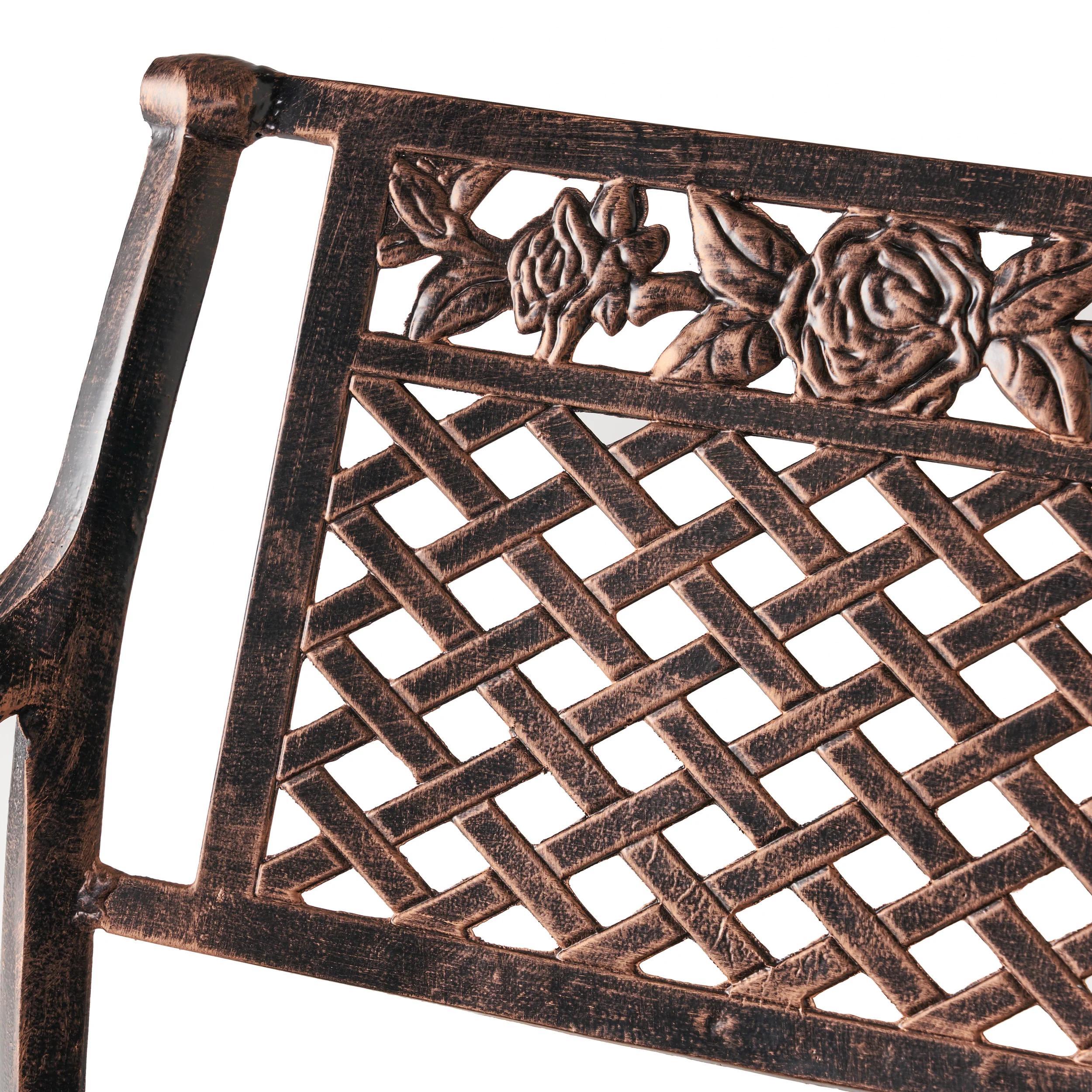 Sierra 30-Inch Outdoor Cast Aluminum Swivel Bar Stools (Set of 2) - furnishings