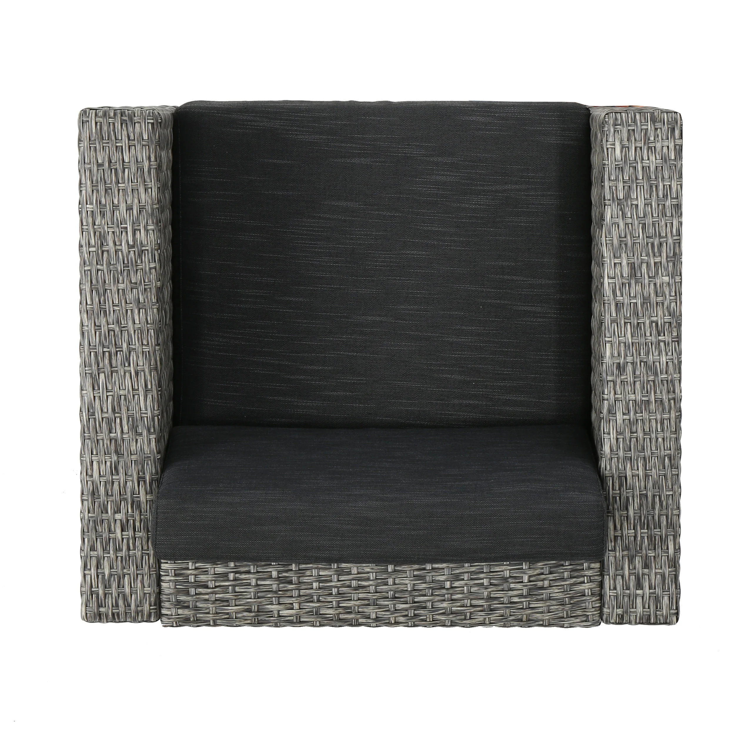 Venice Outdoor Wicker Club Chair (set of 4) - furnishings