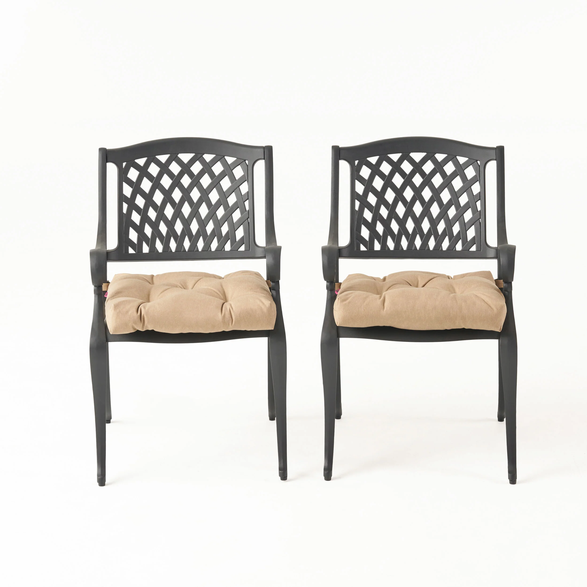 Allee Outdoor Dining Chair with Cushion (Set of 2) - furnishings