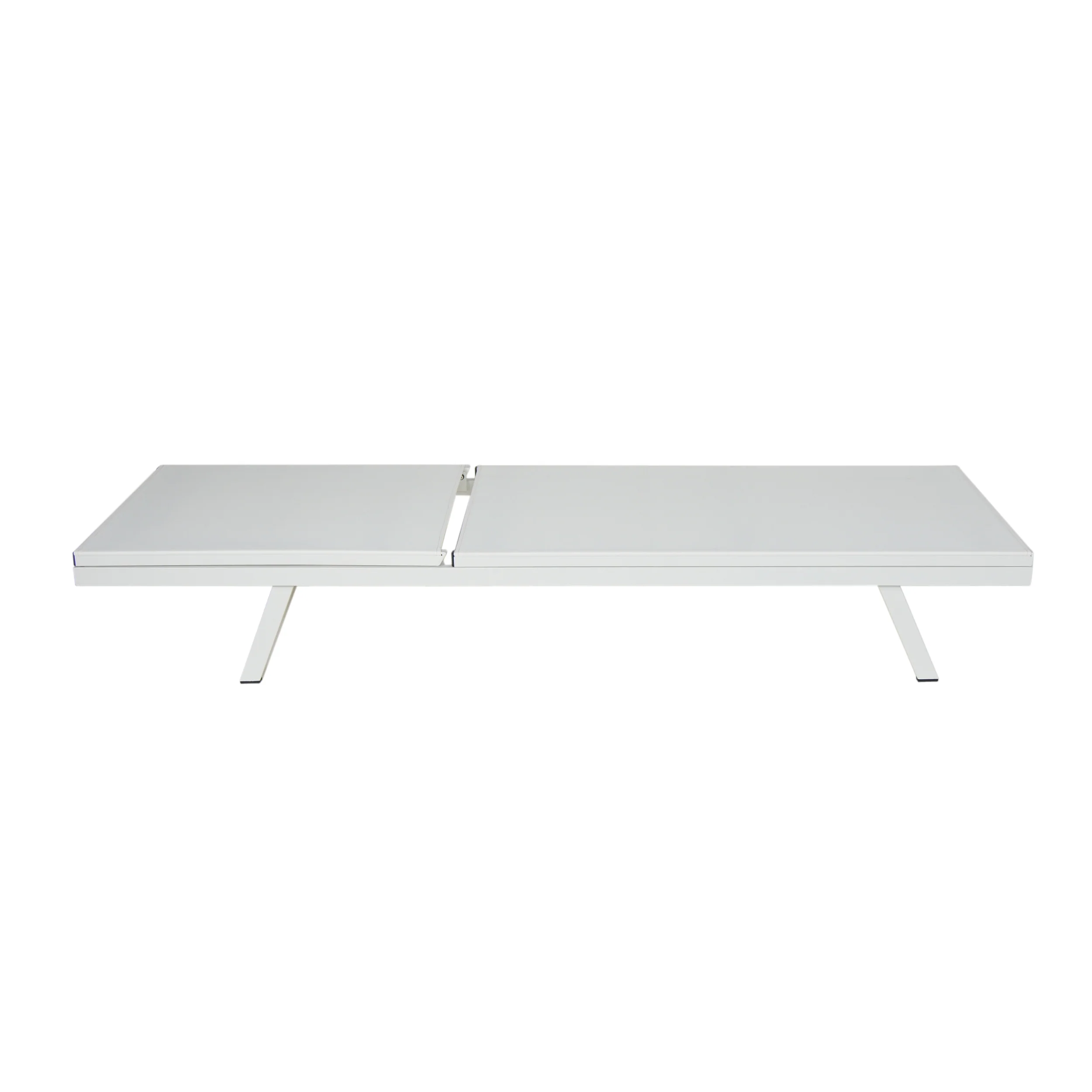 Randy Outdoor Aluminum and Mesh Chaise Lounge (Set of 4), White - furnishings