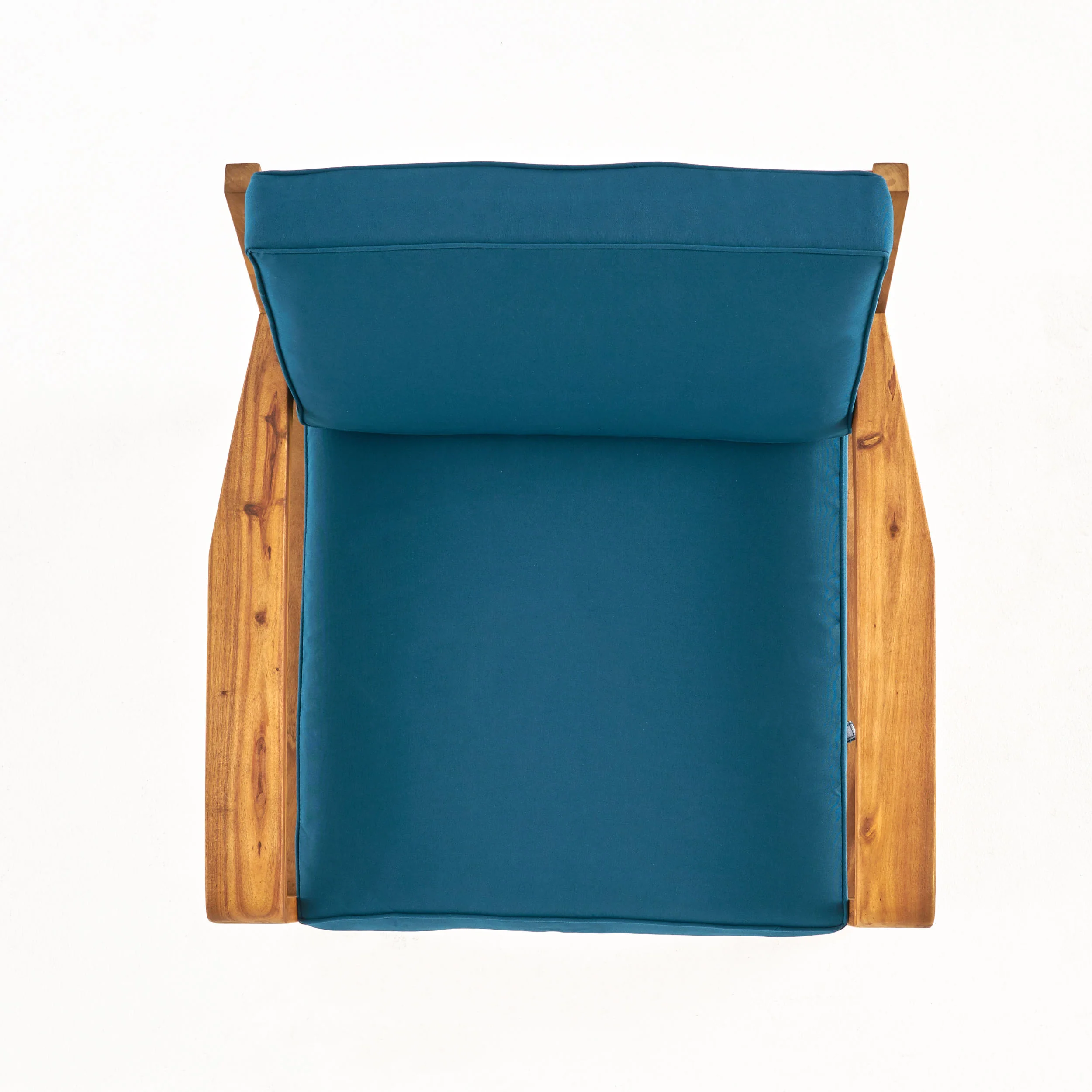 Parma Outdoor Acacia Wood Club Chairs with Cushions (Set of 4) - furnishings