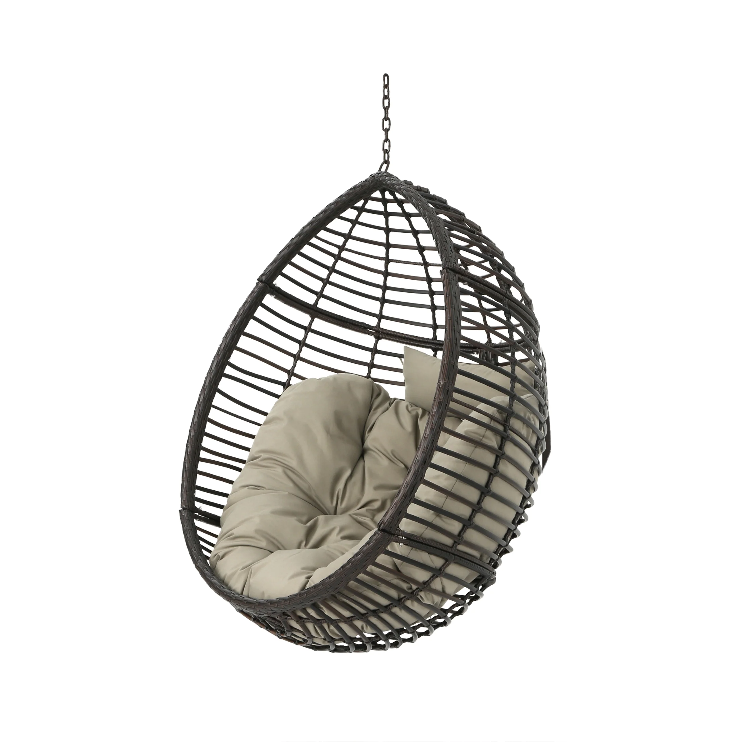 Leasa Indoor/Outdoor Hanging Teardrop / Egg Chair (Stand Not Included) - furnishings