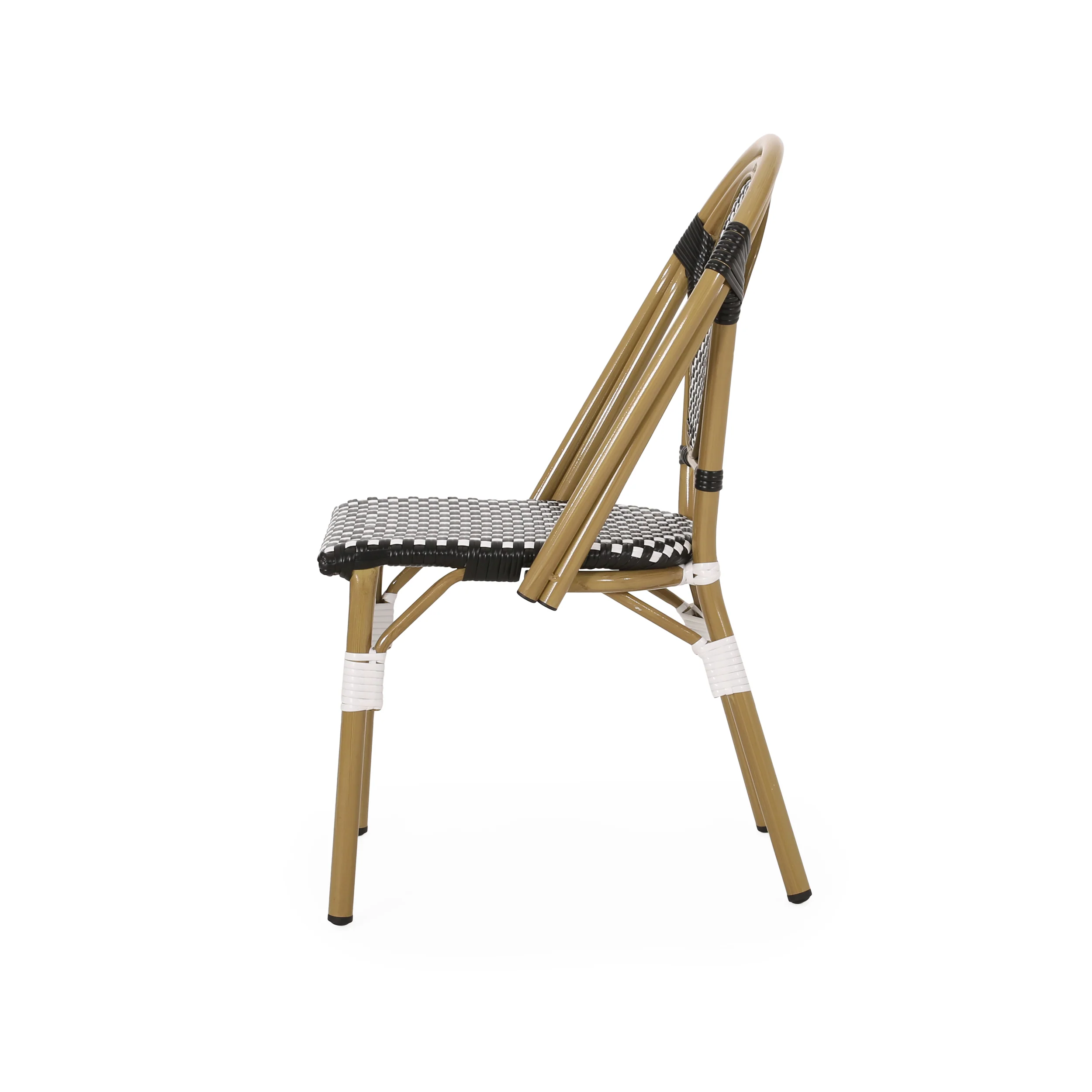 Kazaria Outdoor French Bistro Chairs (Set of 4) - furnishings