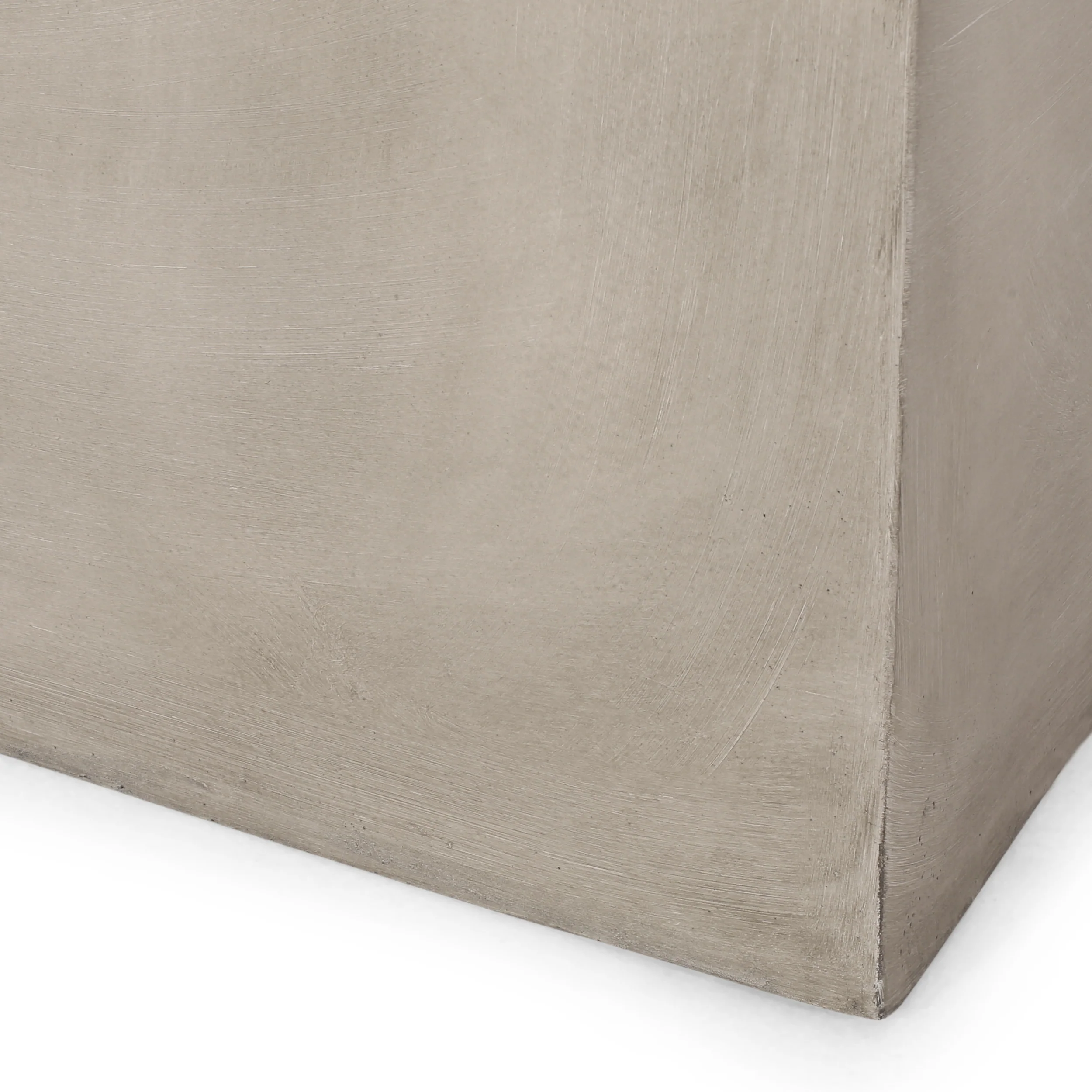 Kambreigh Outdoor Lightweight Concrete Side Table - furnishings