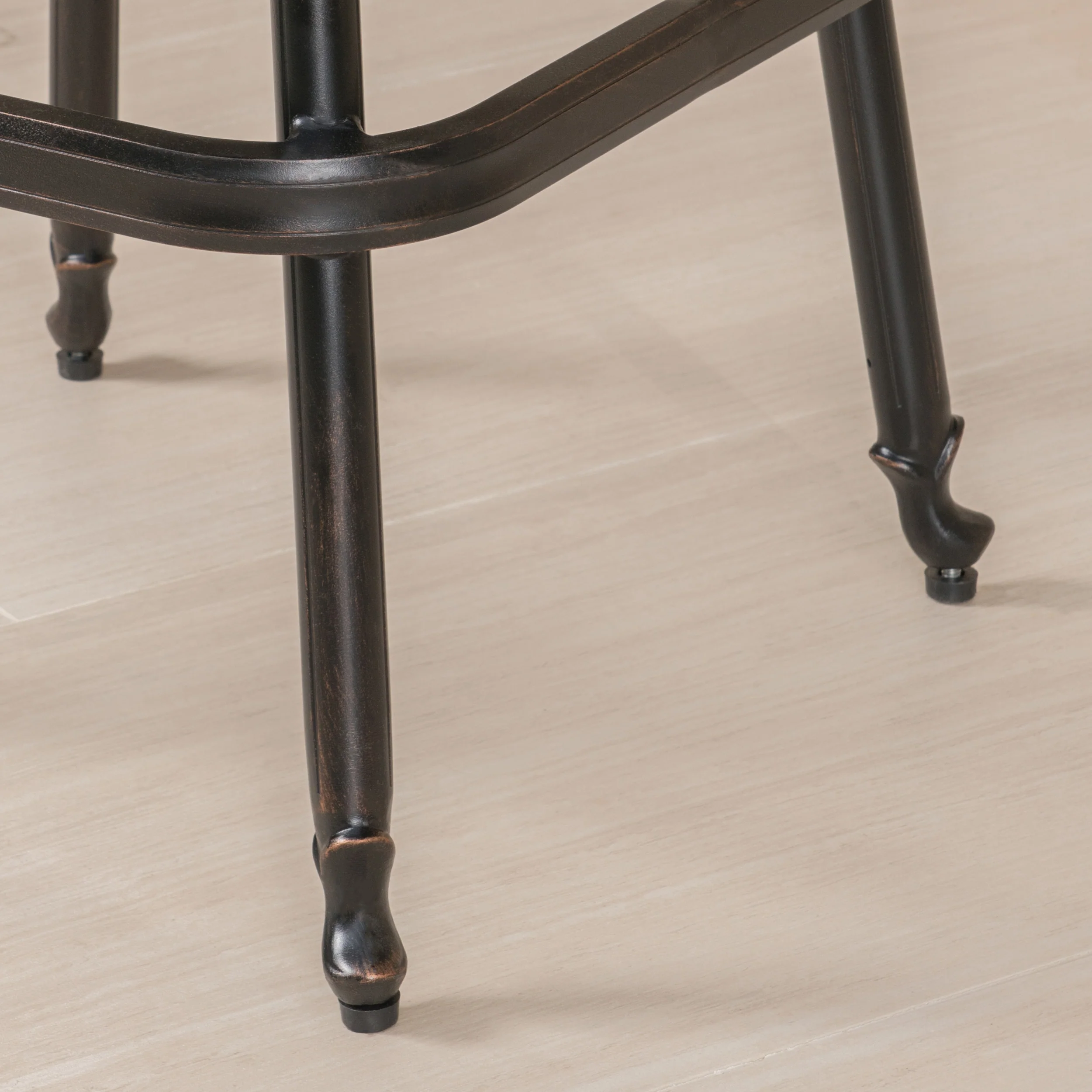 Paris 30-Inch Cast Aluminum Swivel Bar Stool (Set of 2) - furnishings