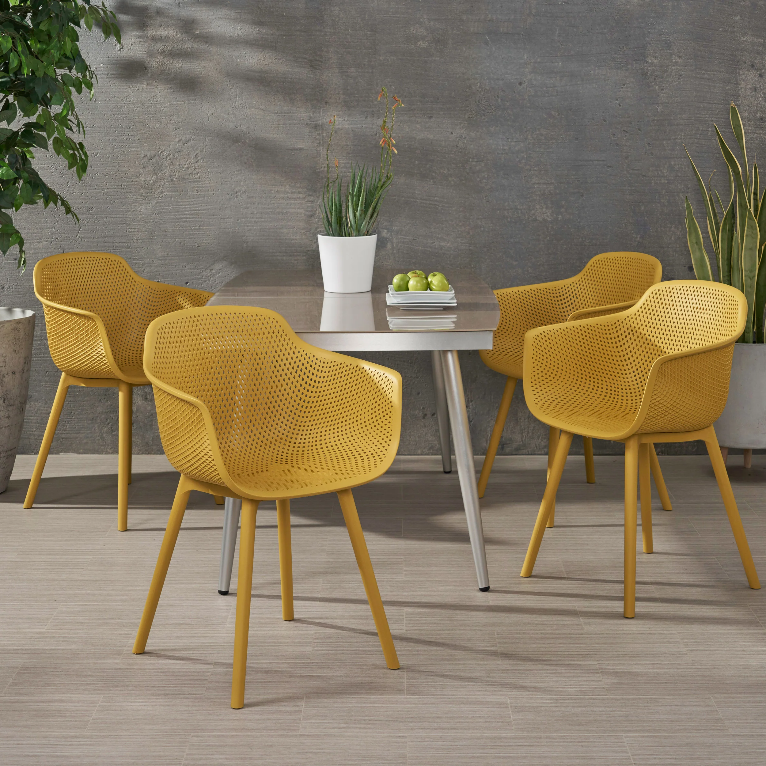 Barbados Outdoor Modern Dining Chairs - furnishings