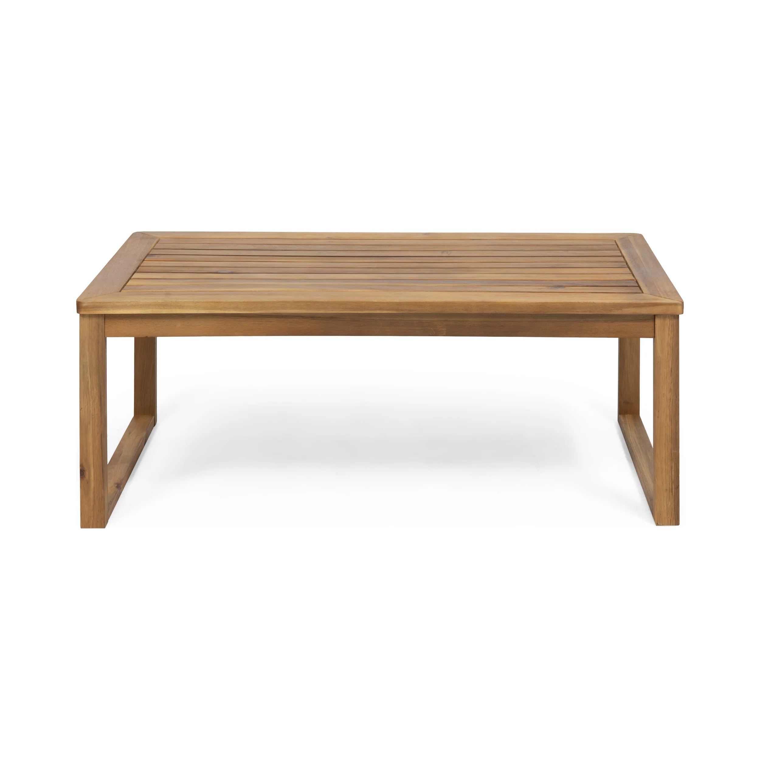 Johnlucas Outdoor 4 Seater Acacia Wood Chat Set with Water Resistant Cushions - furnishings