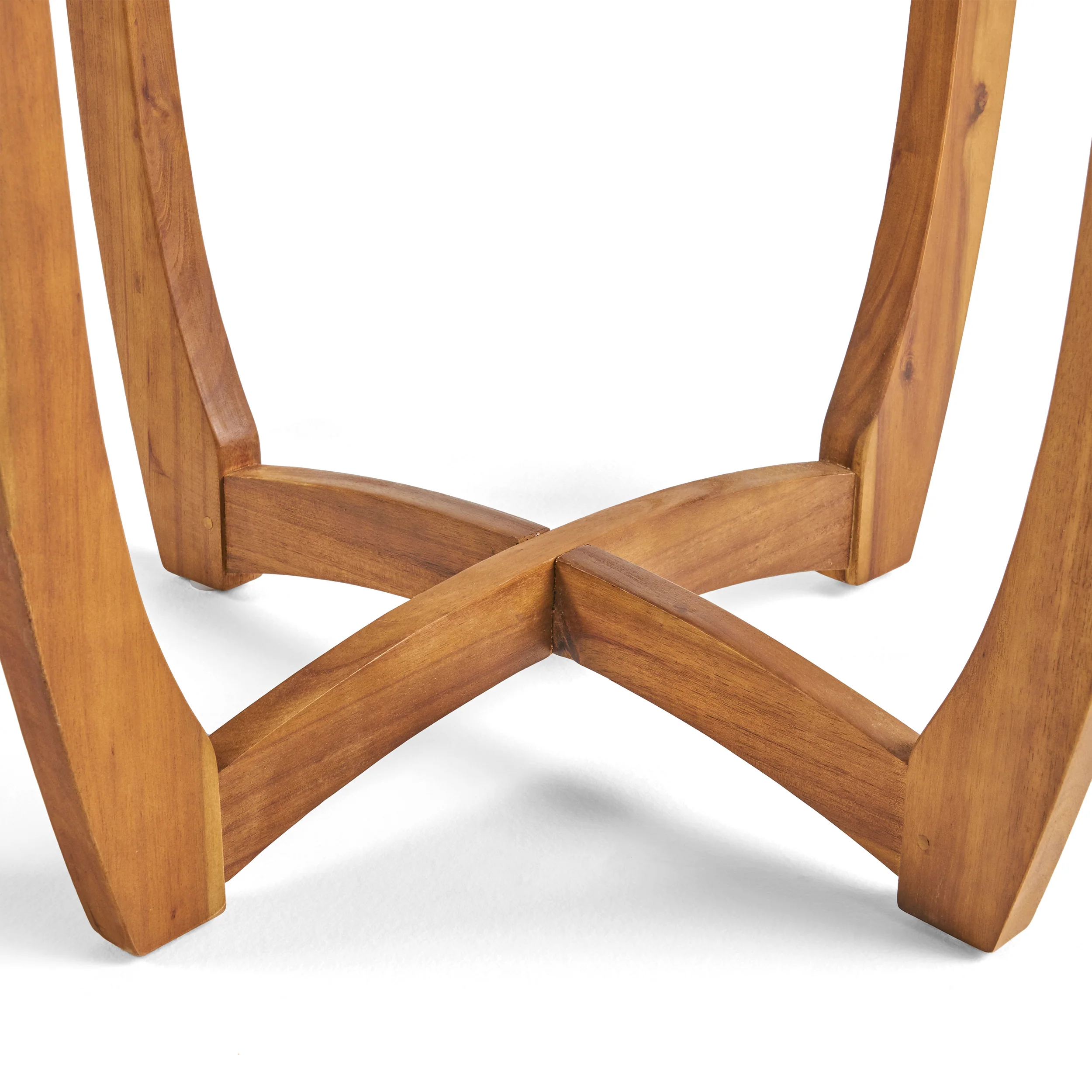 Cathy Outdoor 2-Seater Acacia Wood Bistro Set - furnishings