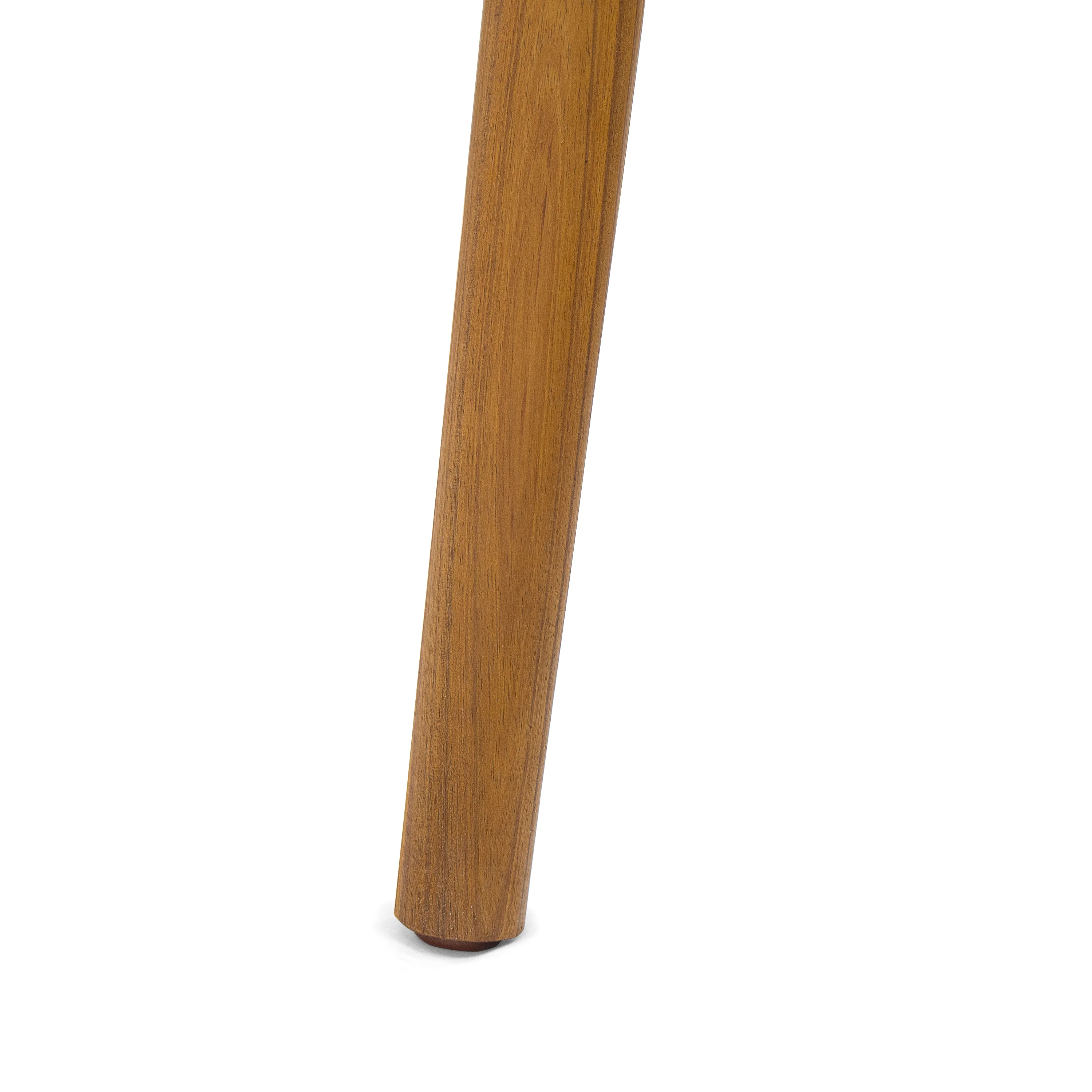 Janlish Modern Outdoor Patio Acacia Wood Dining Table with Umbrella Hole - furnishings