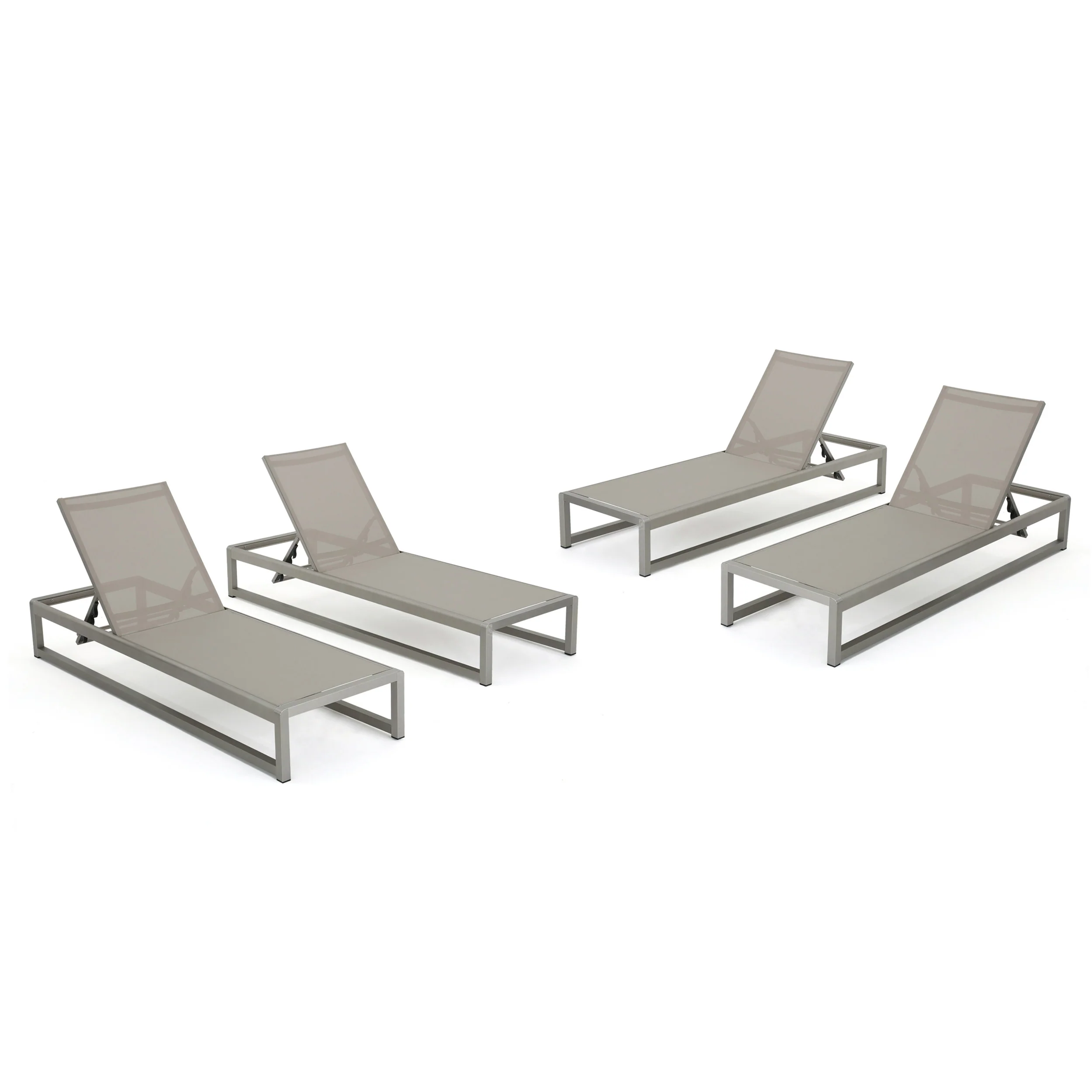 San Outdoor Mesh Chaise Lounge - furnishings