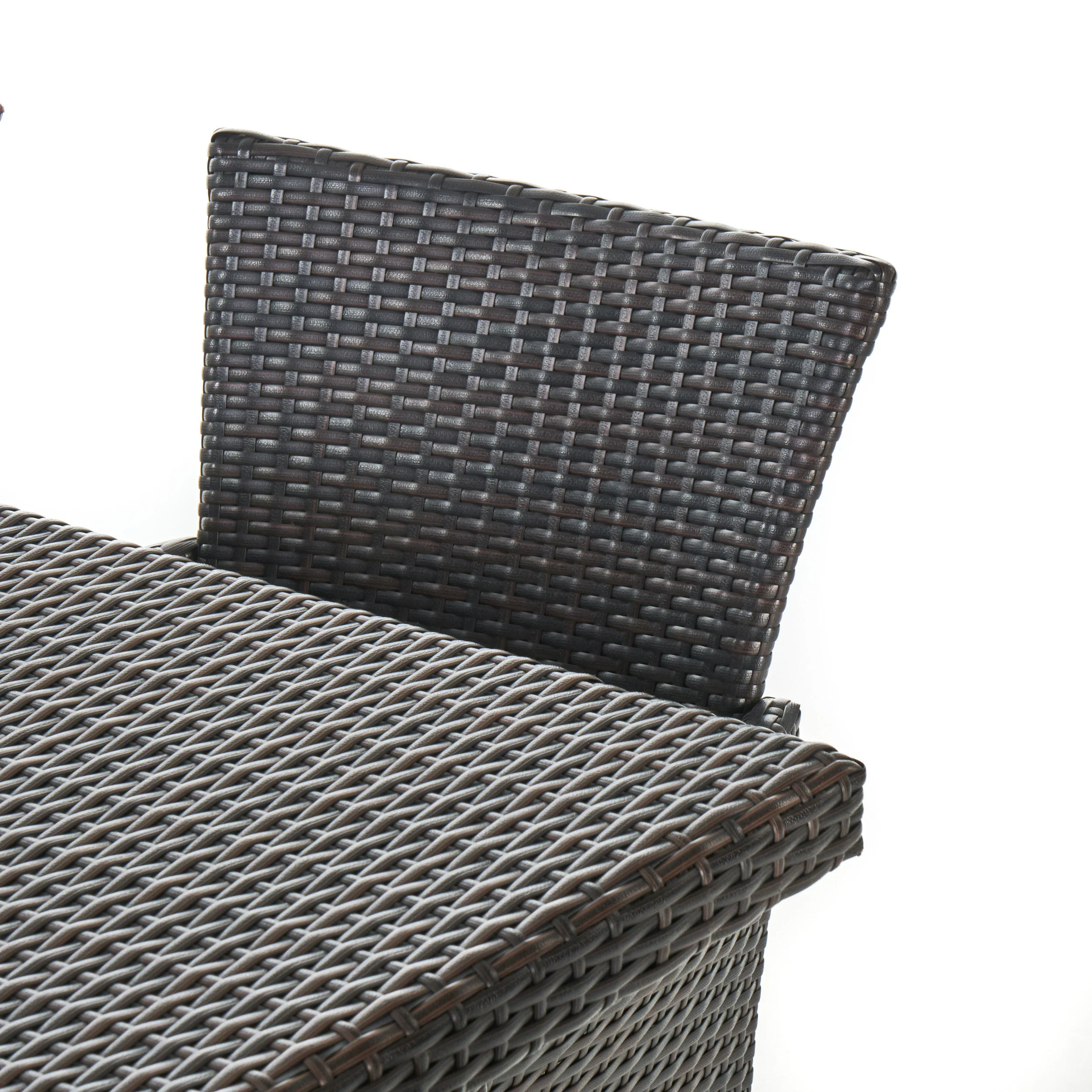 Fern Outdoor 64 Inch Wicker Square Dining Table - furnishings