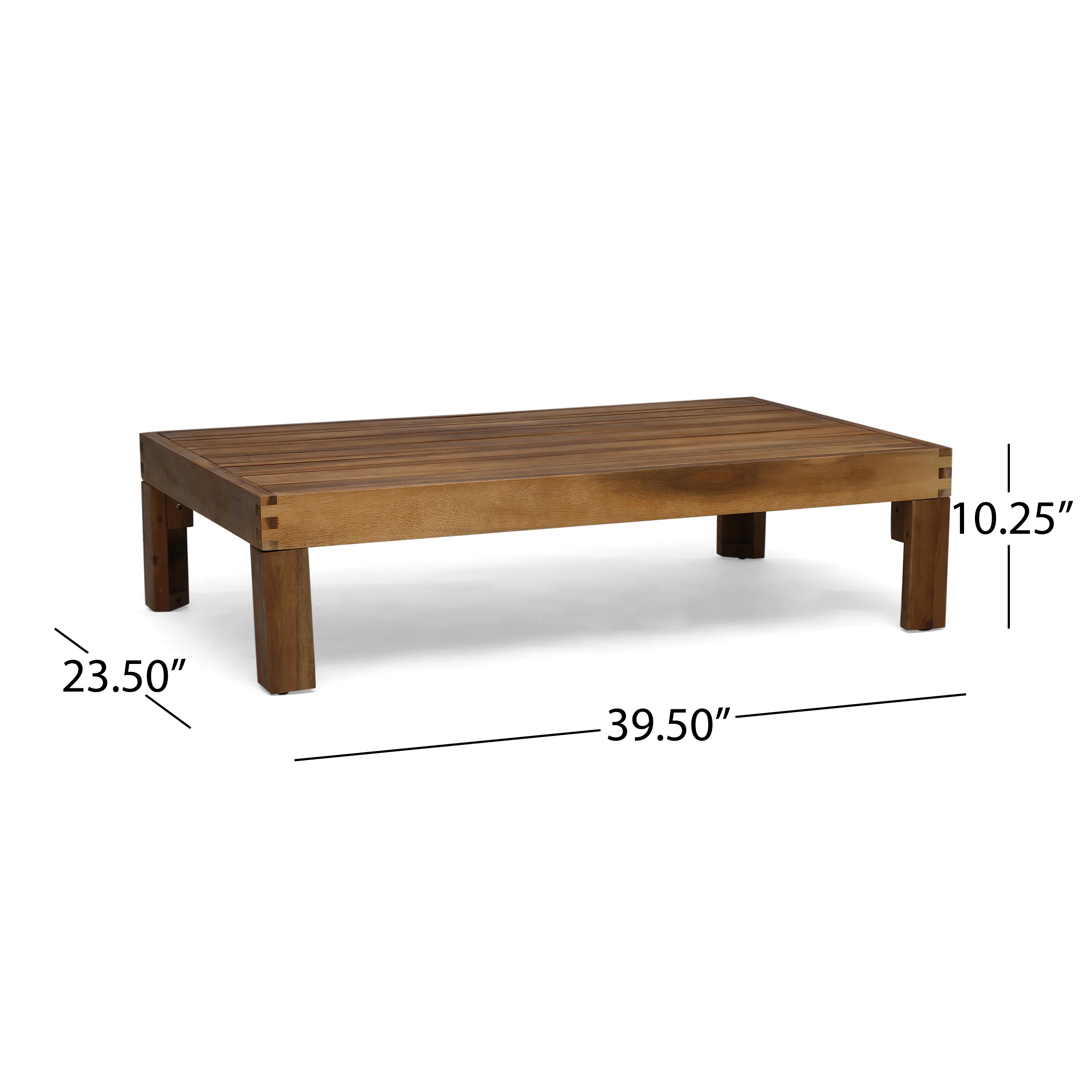 Canal Outdoor 5 Piece Acacia Wood Sofa Set - furnishings