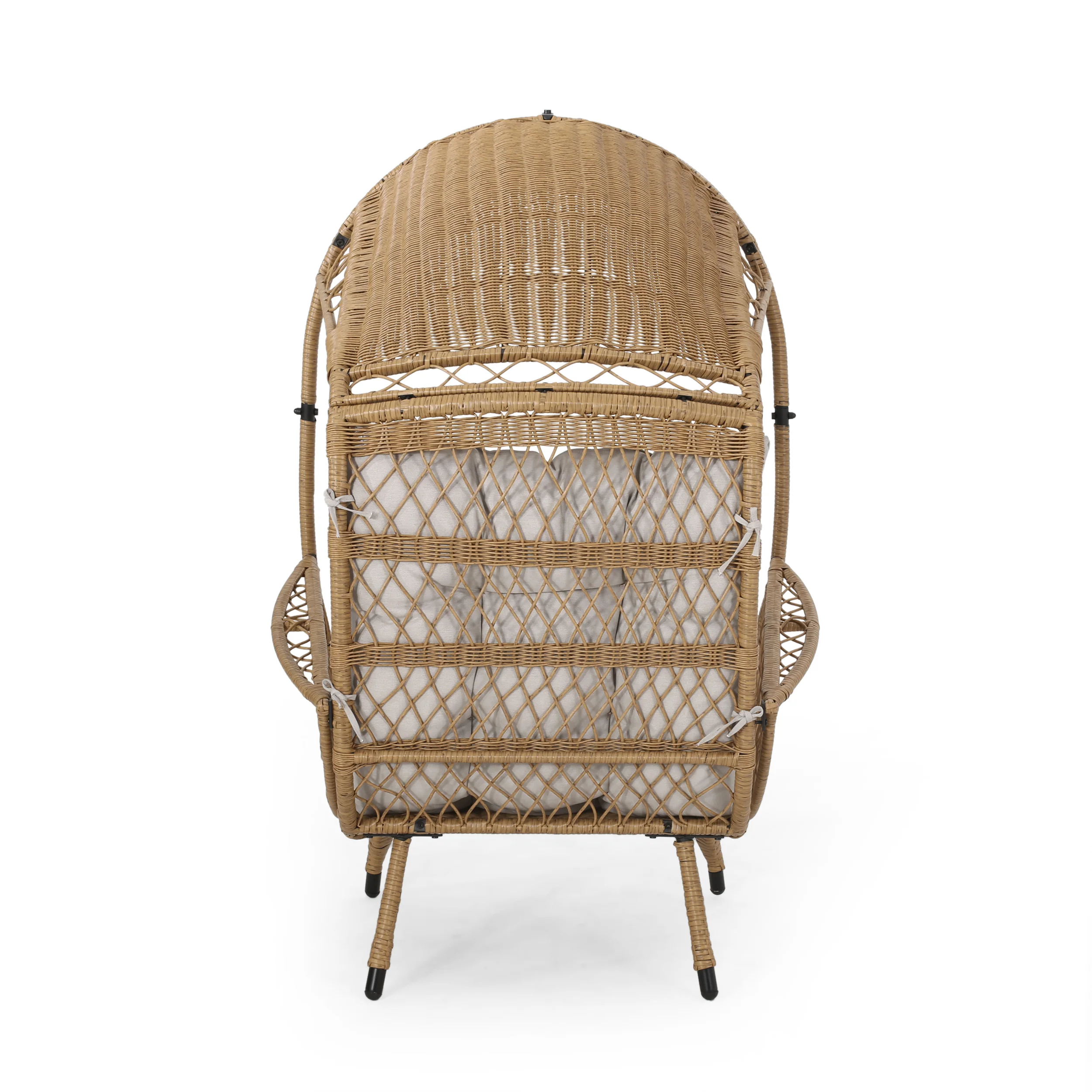 Primo Outdoor Wicker Freestanding Basket Chair - furnishings