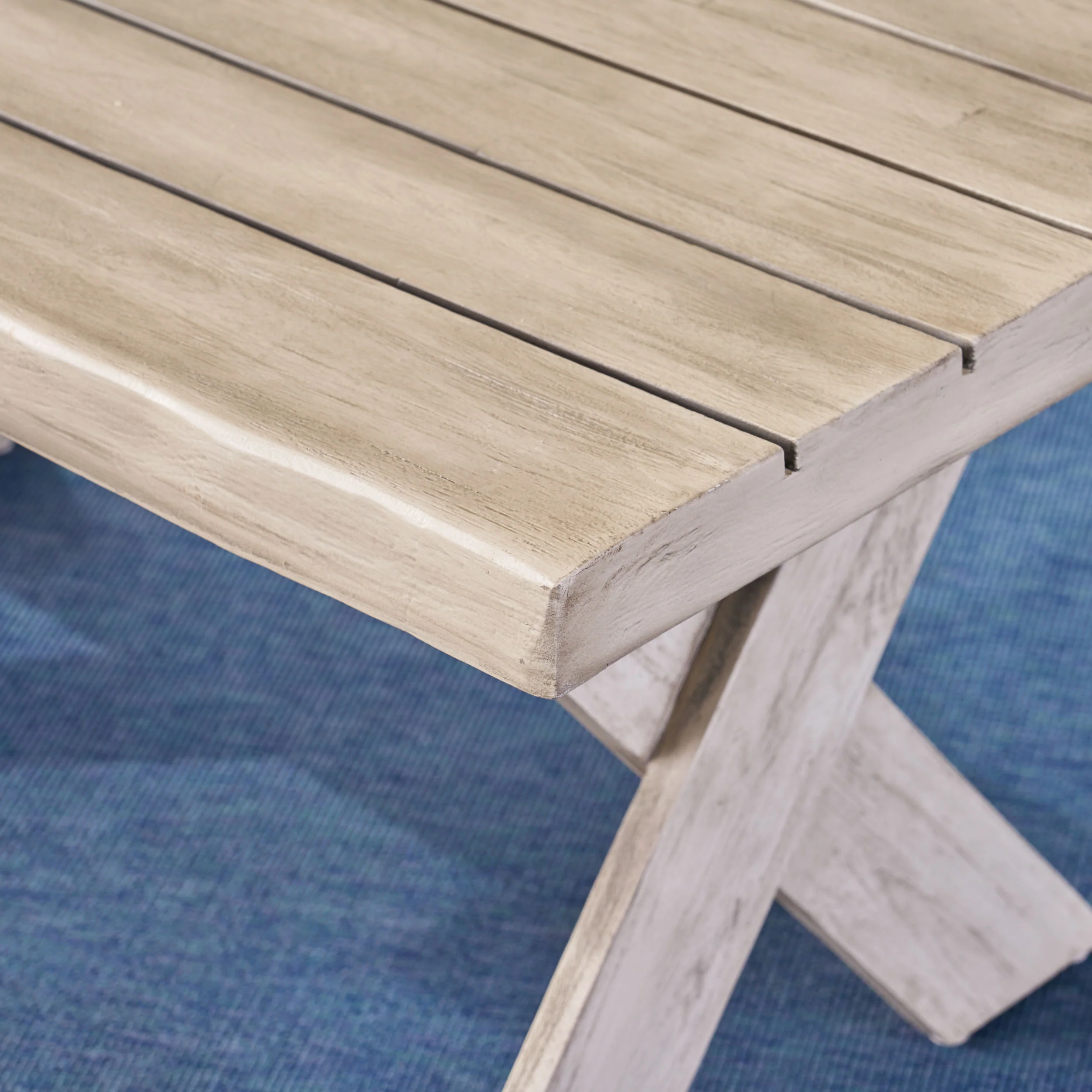 Irene Outdoor Acacia Wood Coffee Table - furnishings
