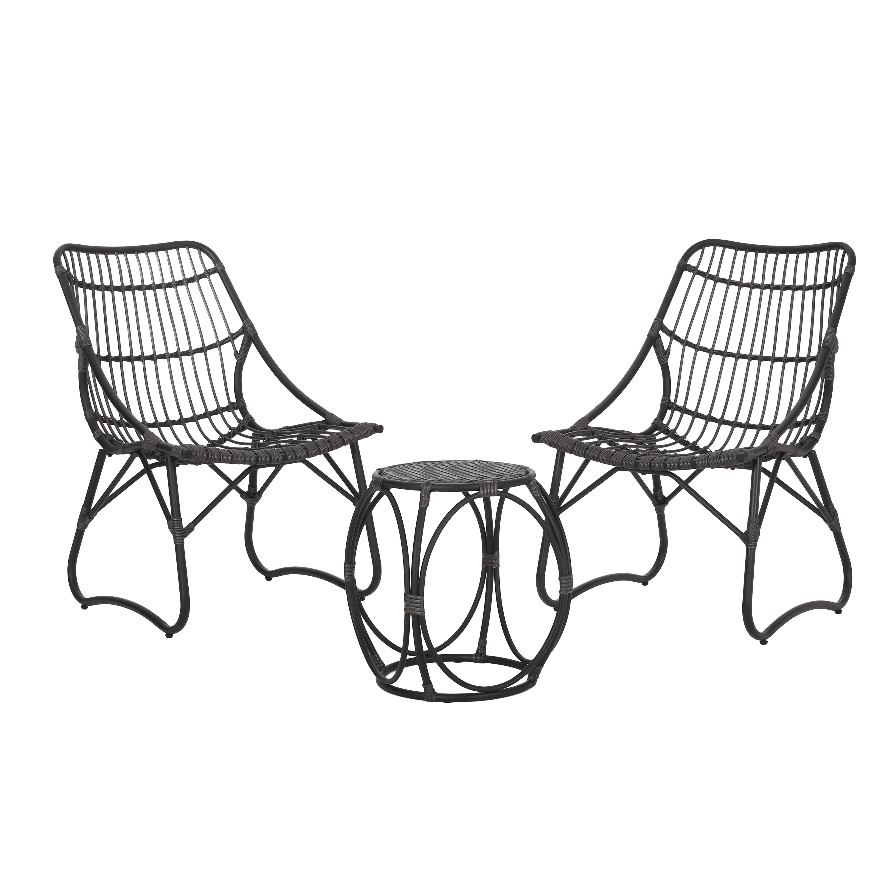 Benfield Outdoor Wicker 3 Piece Chat Set - furnishings