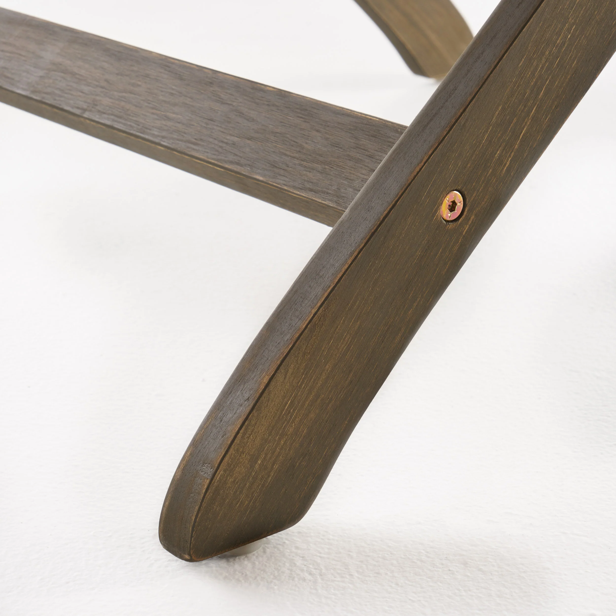 Versaille Outdoor Foldable Grey Finished Acacia Wood Bistro Table - furnishings