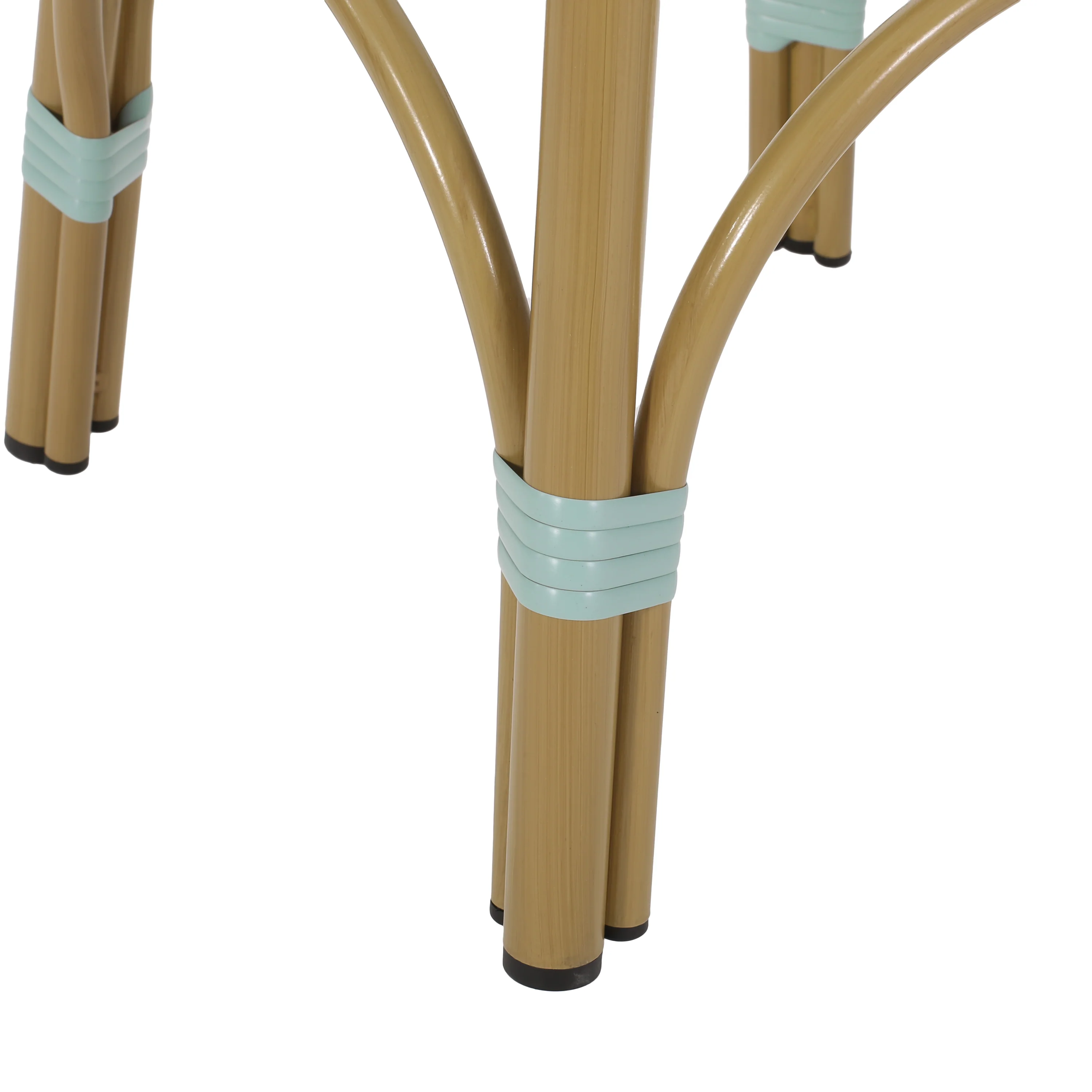 Dohney Outdoor French Aluminum 29.5 Inch Barstools, Set of 2 - furnishings