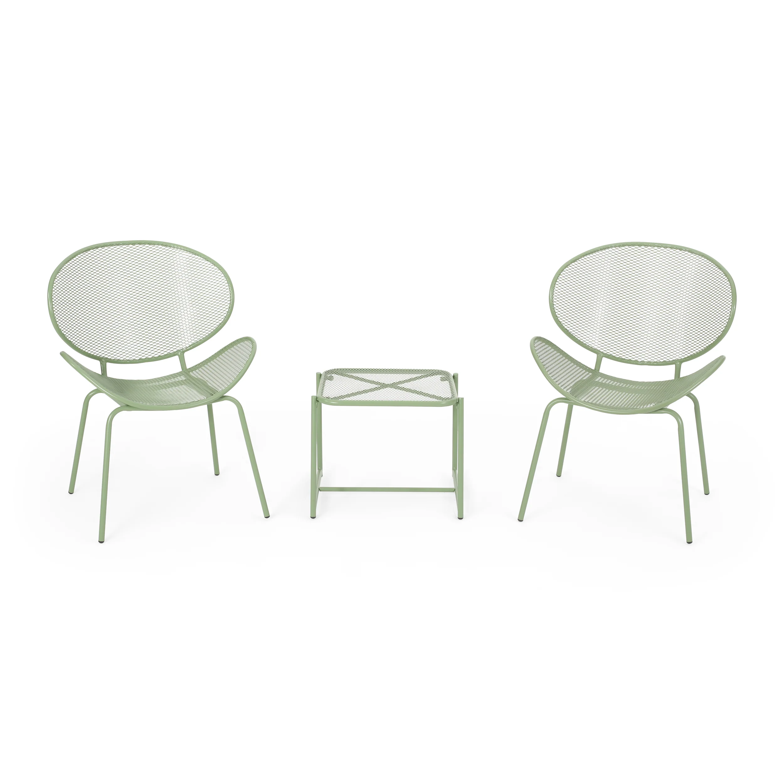 Jailynn Outdoor Modern 2 Seater Chat Set - furnishings