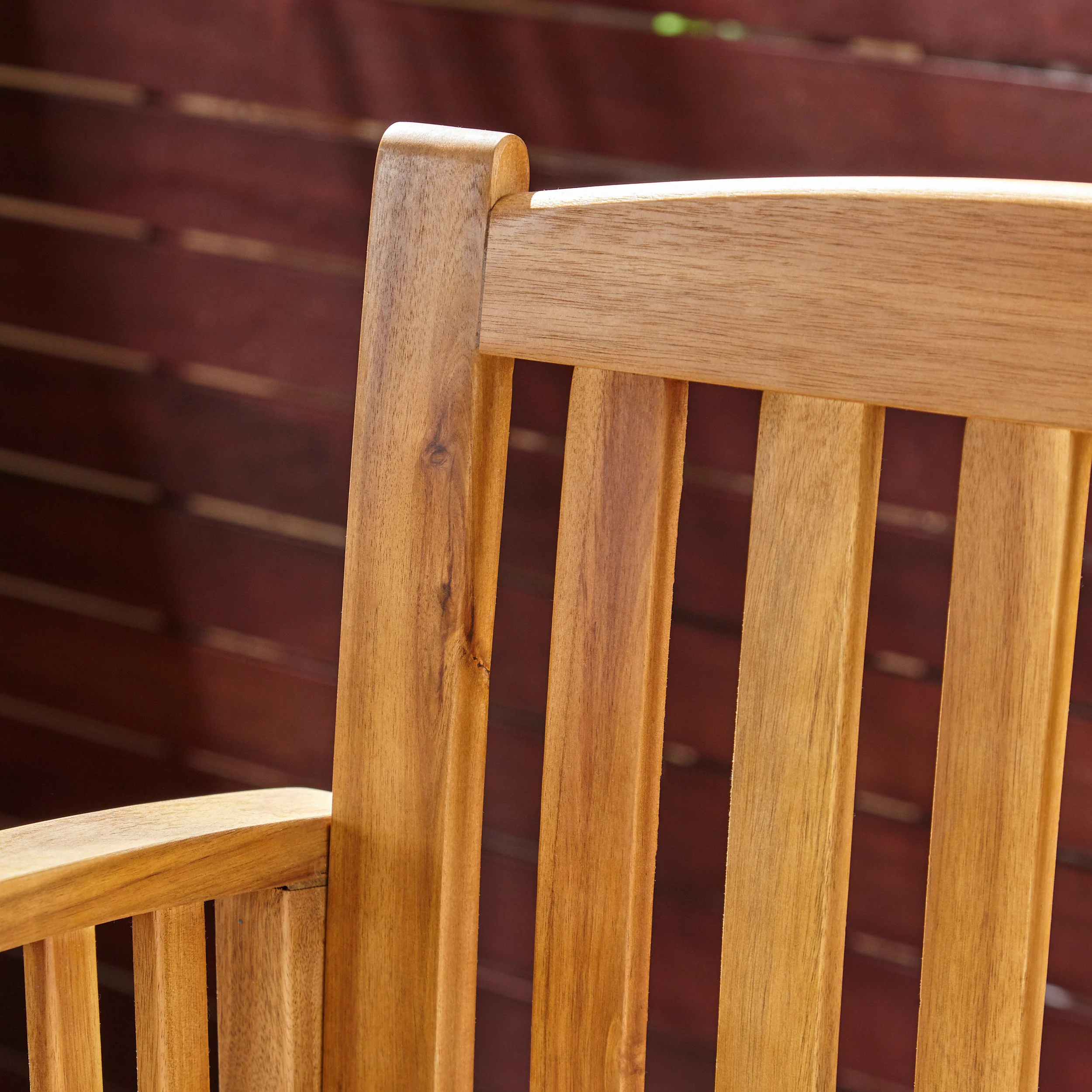 Grace Outdoor Acacia Barstools, Gray Finish and Dark (Set of 2) - furnishings