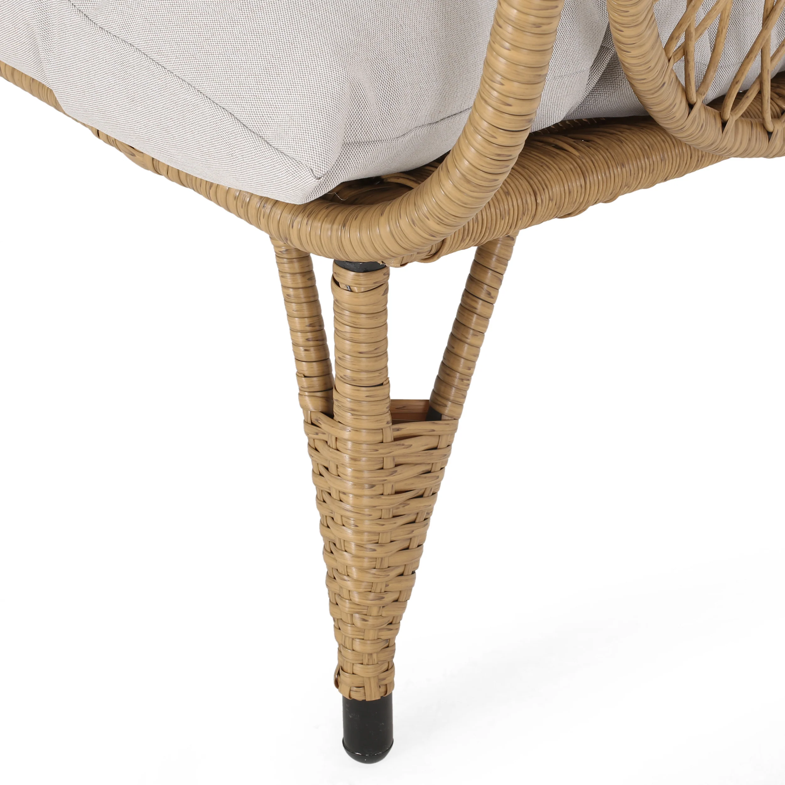 Primo Outdoor Wicker Freestanding Basket Chair - furnishings