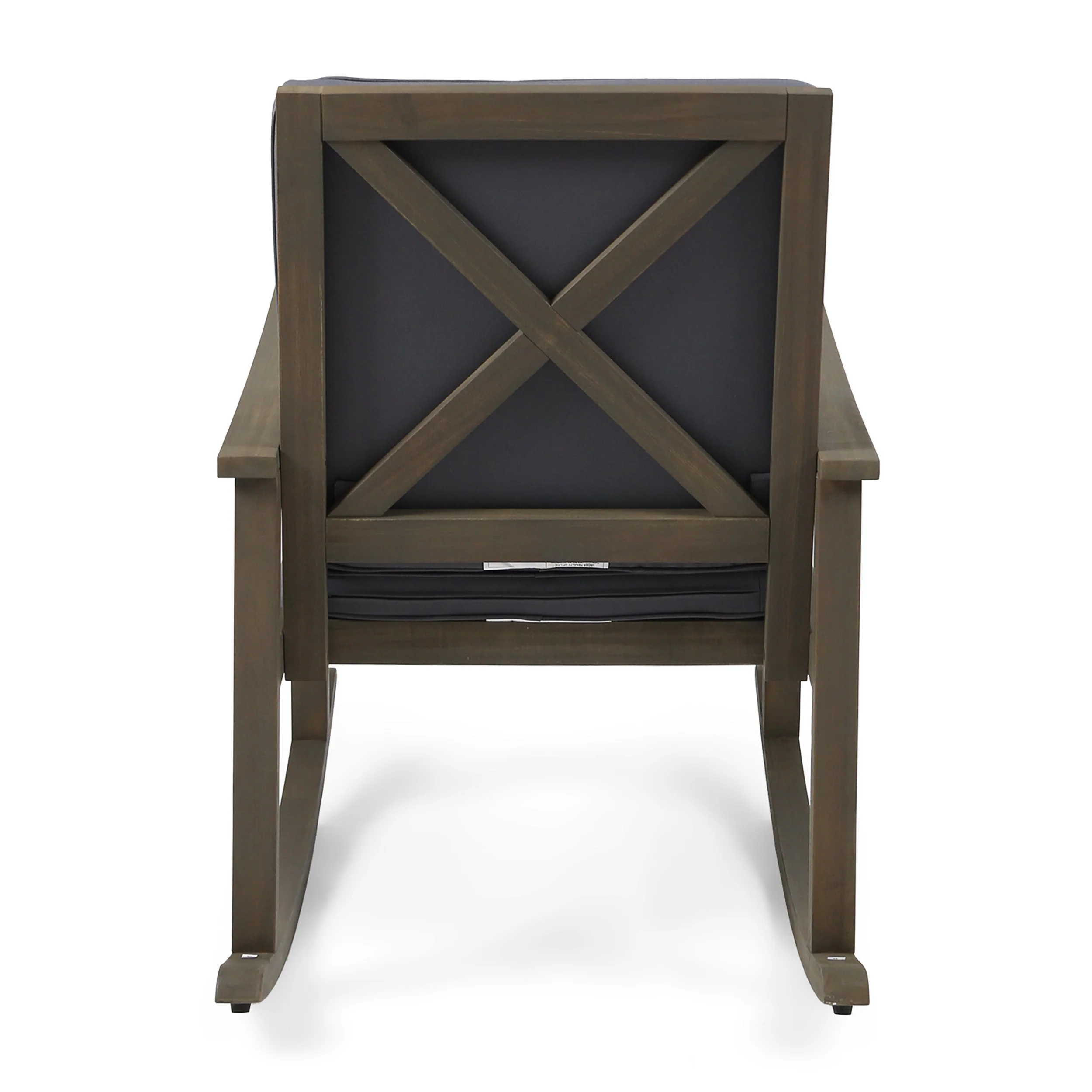 Aeney Outdoor Acacia Wood Rocking Chair - furnishings