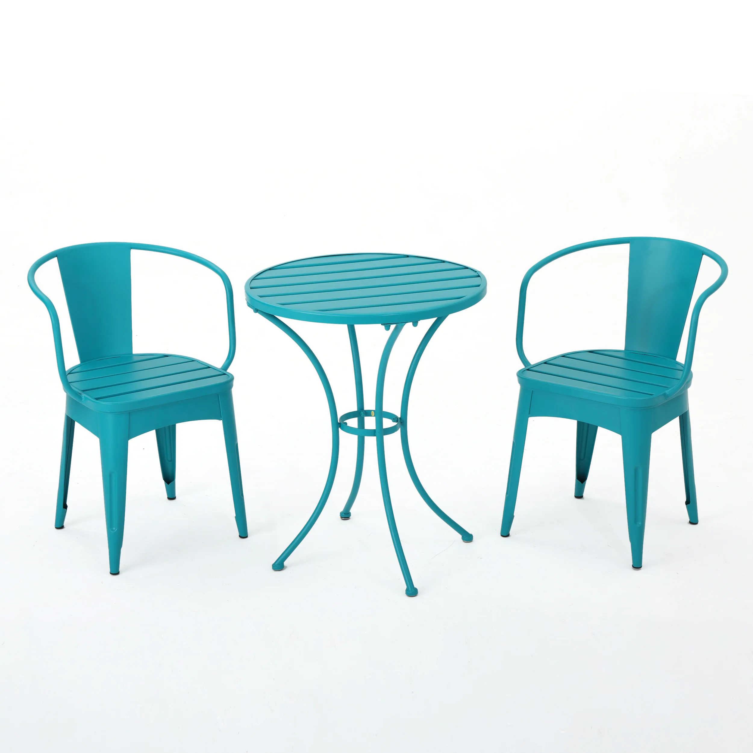 Collins Outdoor 3 Piece Iron Bistro Set - furnishings
