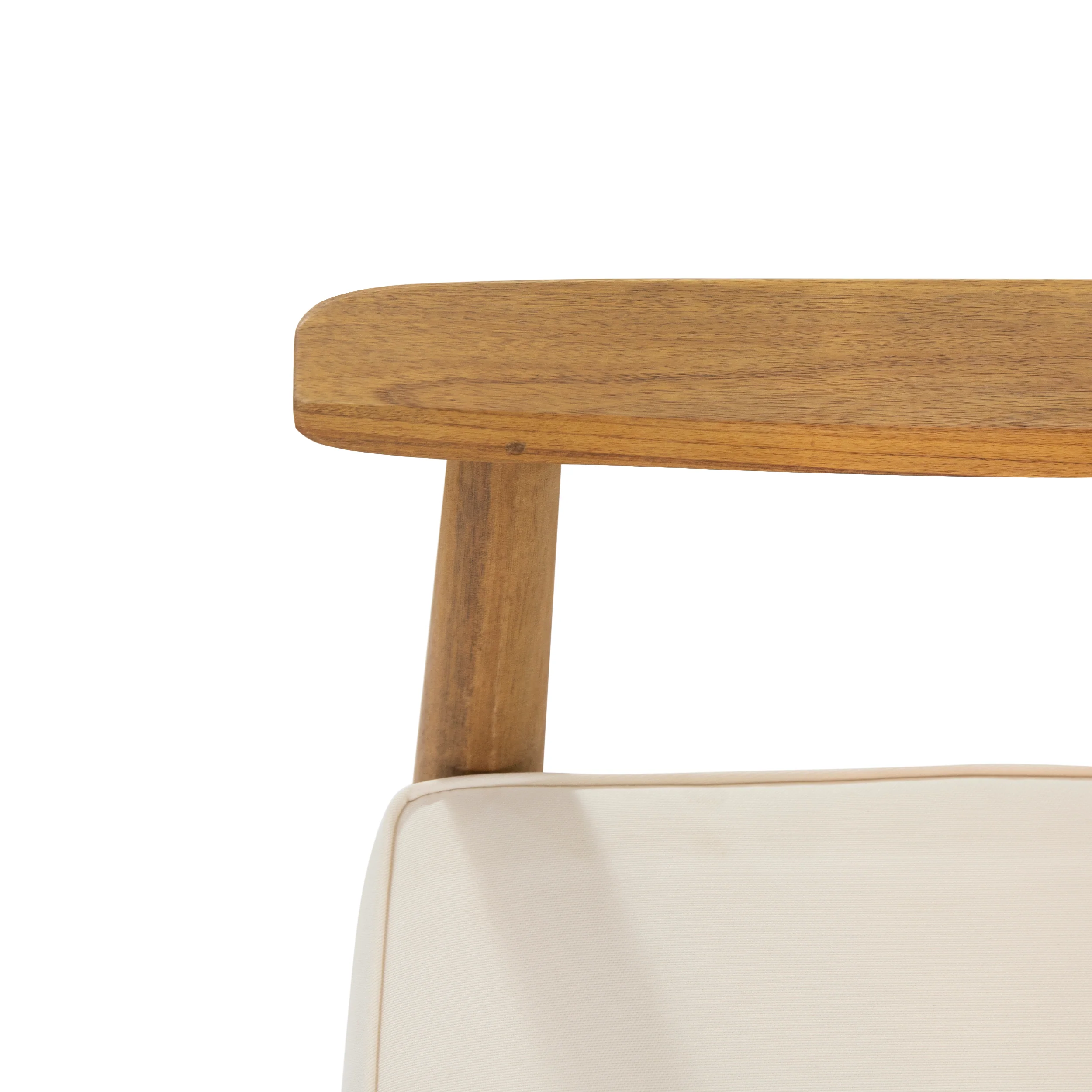 Emmry Outdoor Acacia Wood Club Chair - furnishings