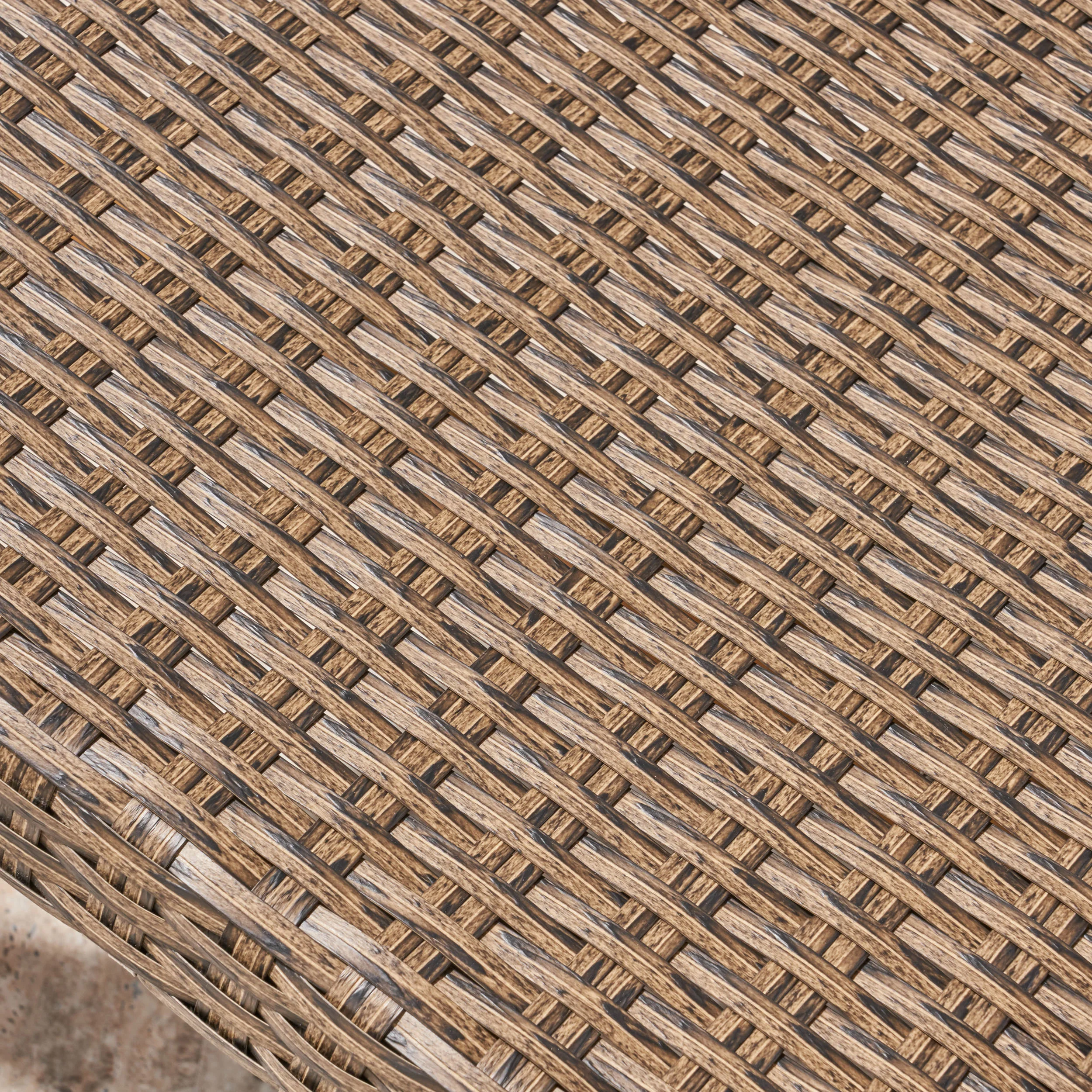 Viola Outdoor Wood and Wicker Club Chairs - furnishings