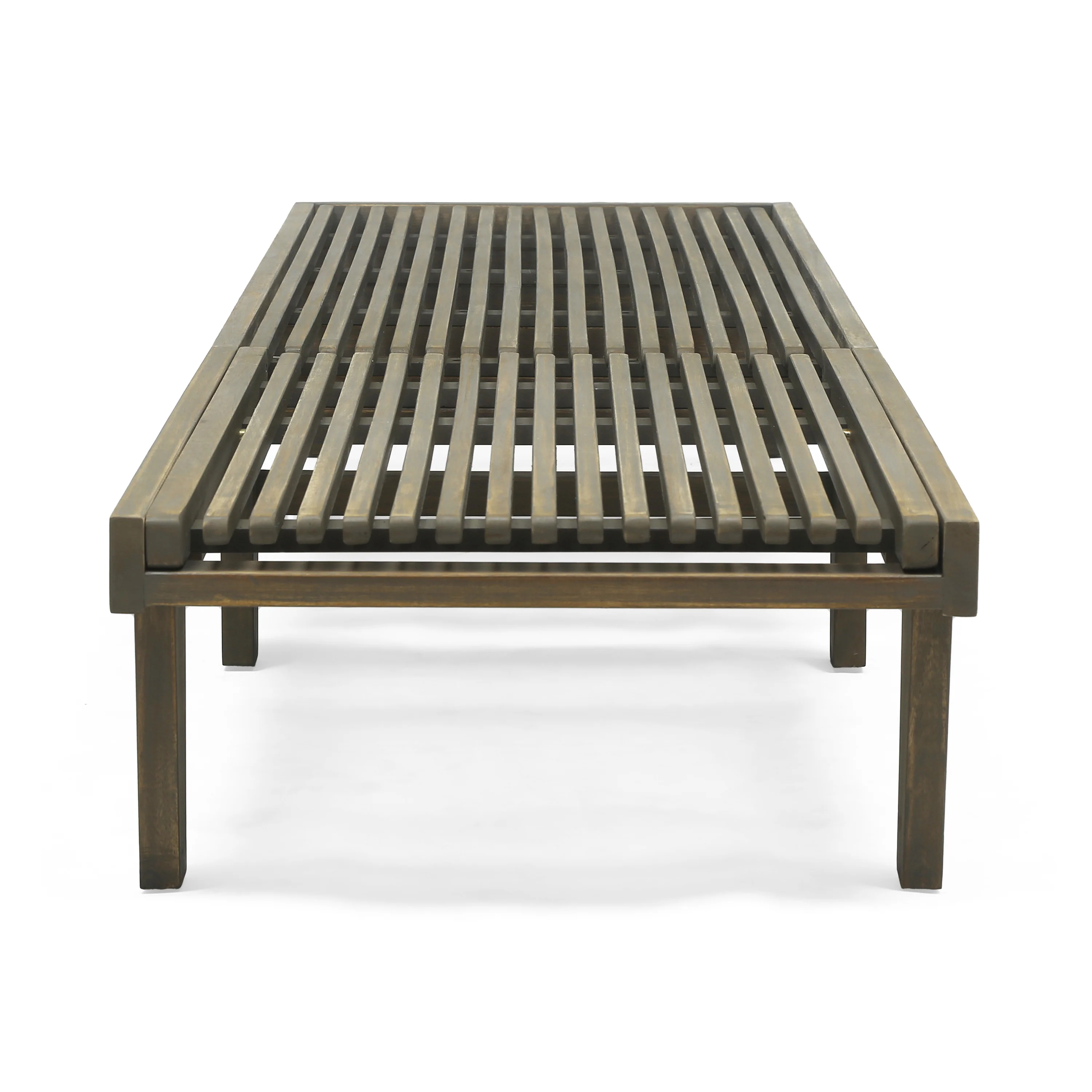 Addisyn Outdoor Acacia Wood 3 Piece Chaise Lounge Set - furnishings