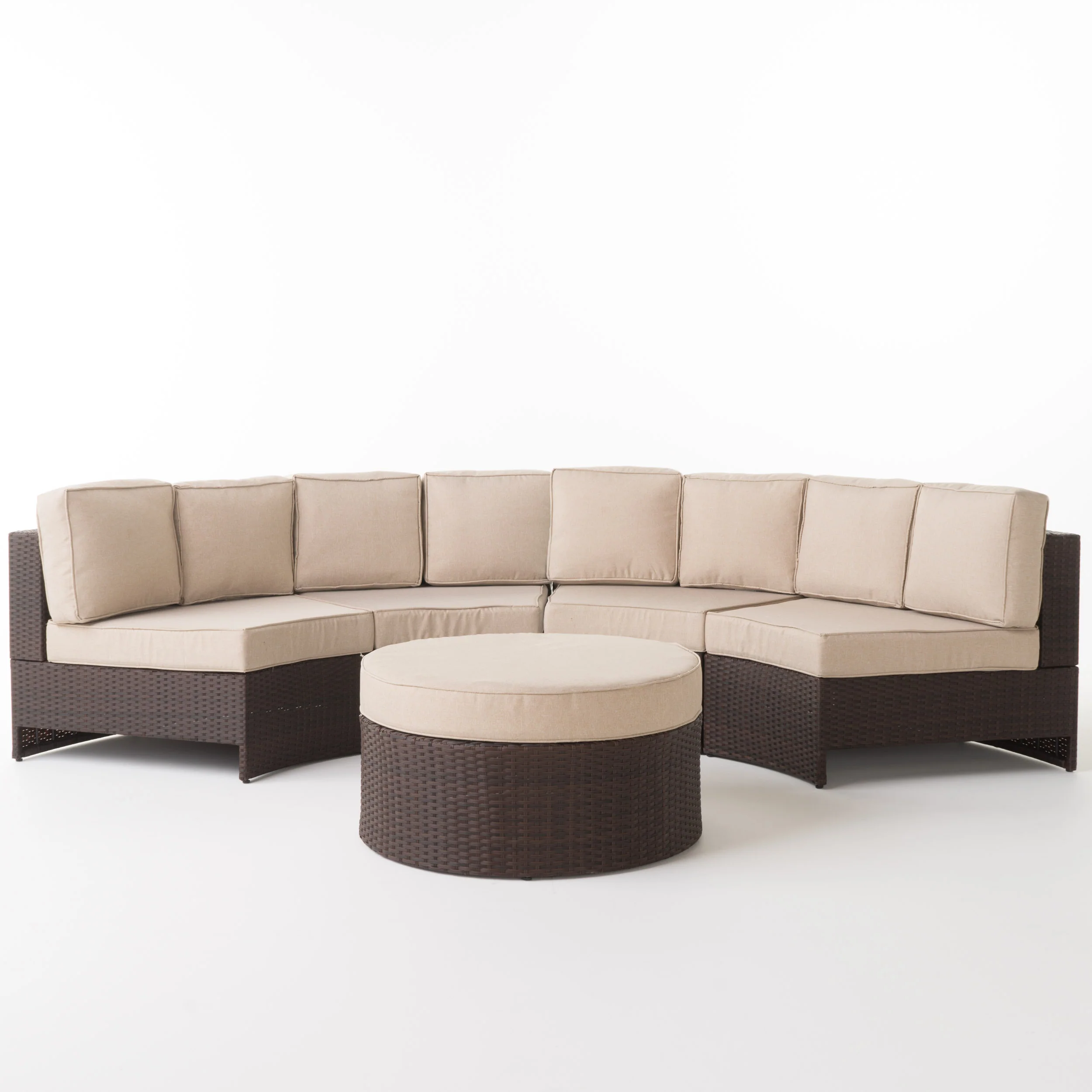 Riviera 5pc Outdoor Sectional Sofa Set - furnishings