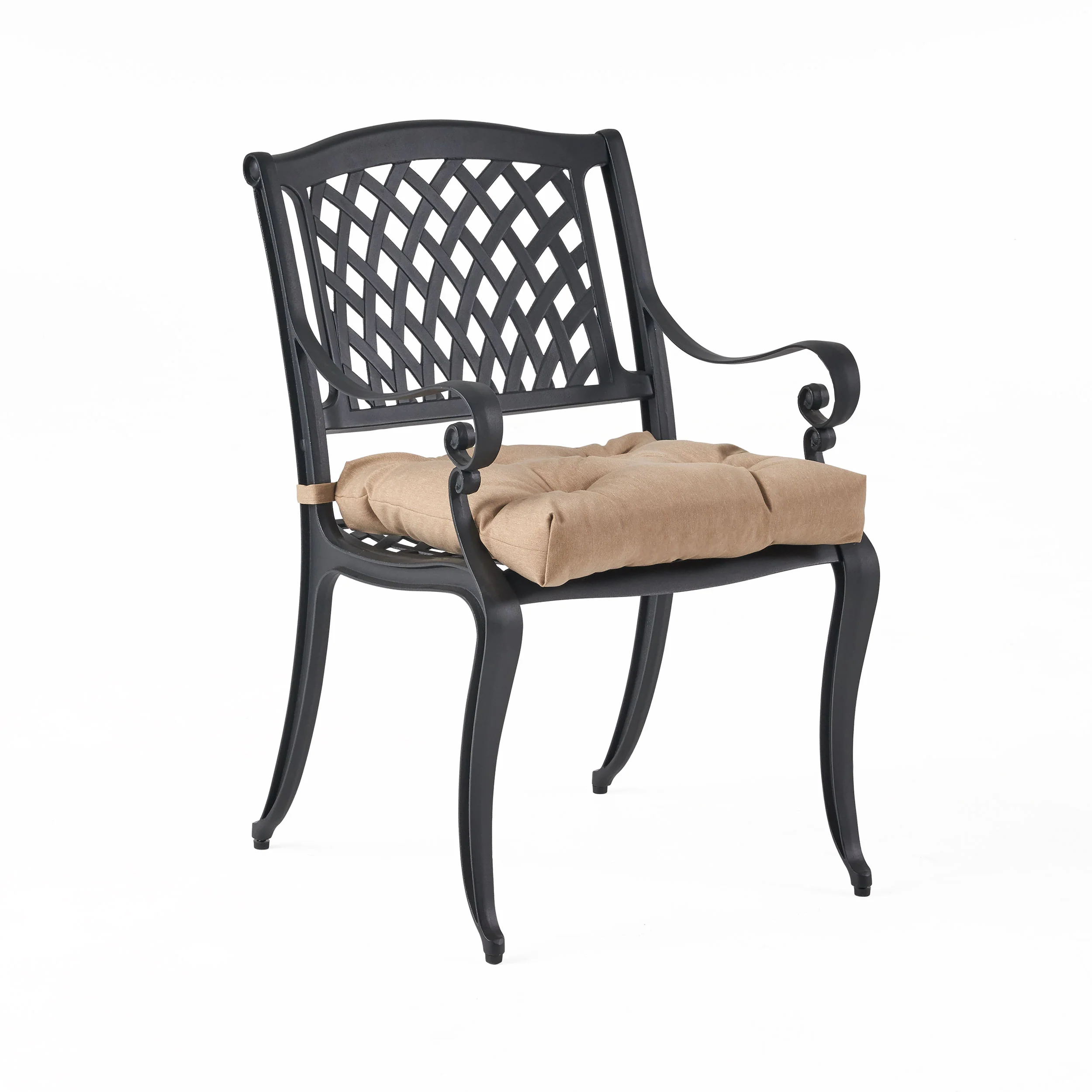 Allee Outdoor Dining Chair with Cushion (Set of 2) - furnishings