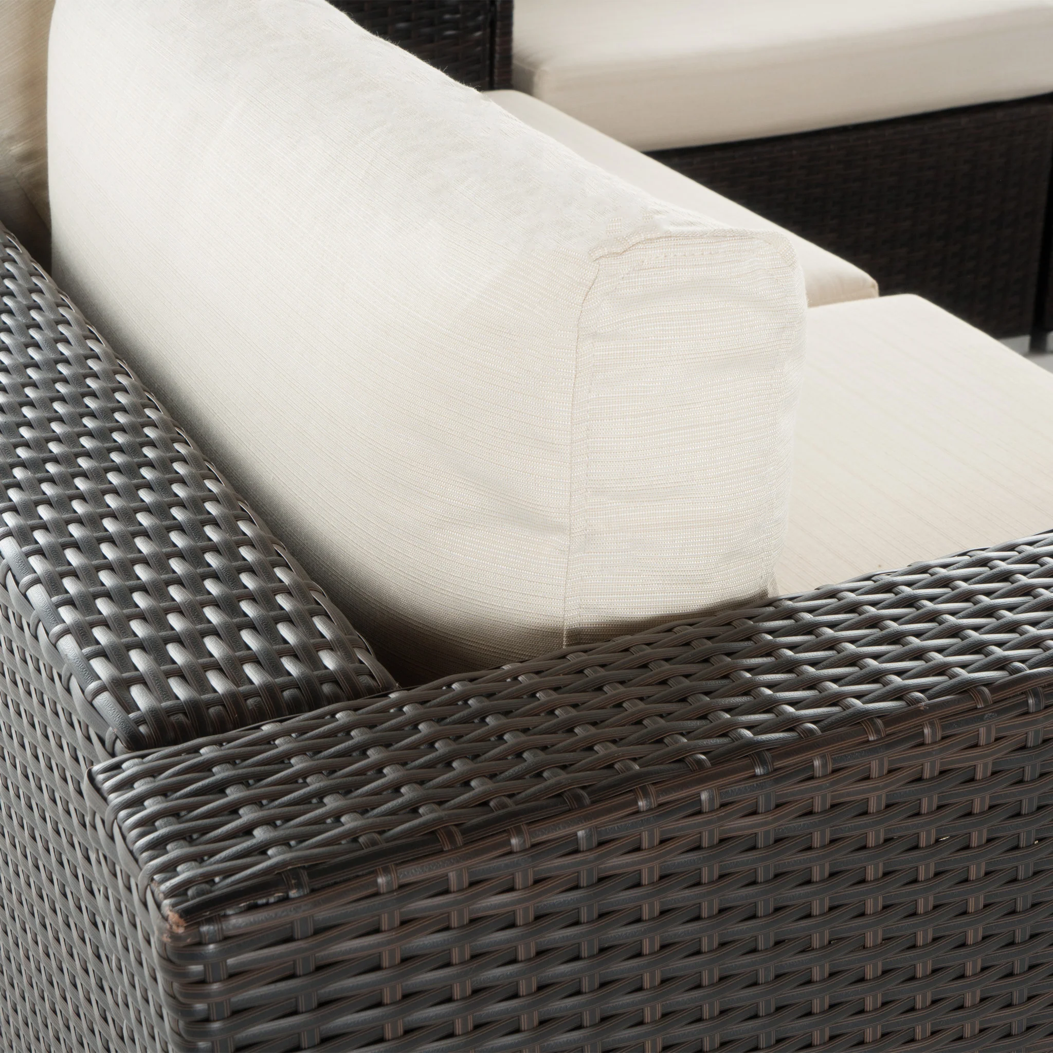 Francisco 7pc Outdoor Sectional Sofa Set w/ Cushions - furnishings
