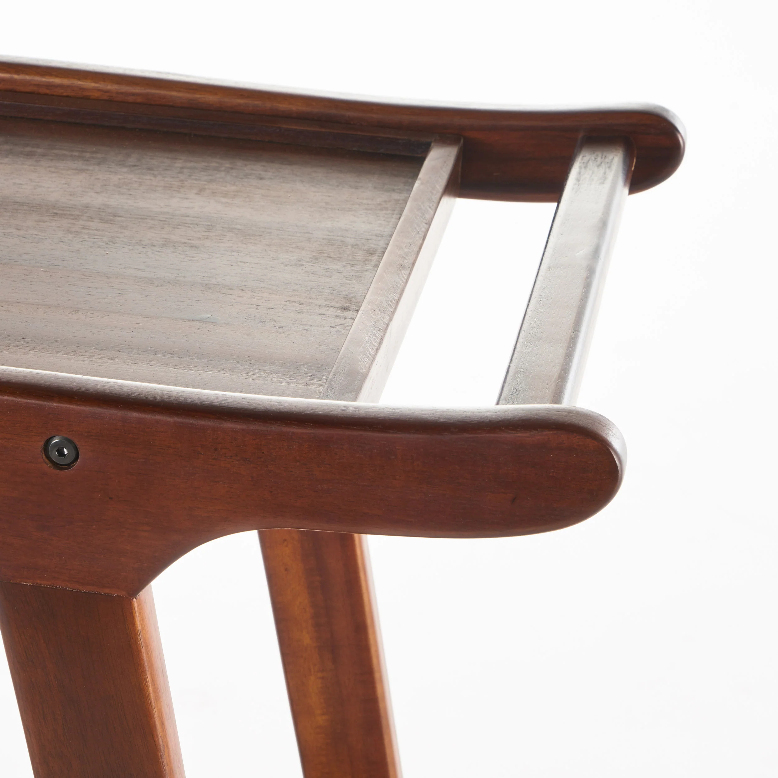Azule Outdoor Rich Mahogany Finished Acacia Wood Barcart - furnishings