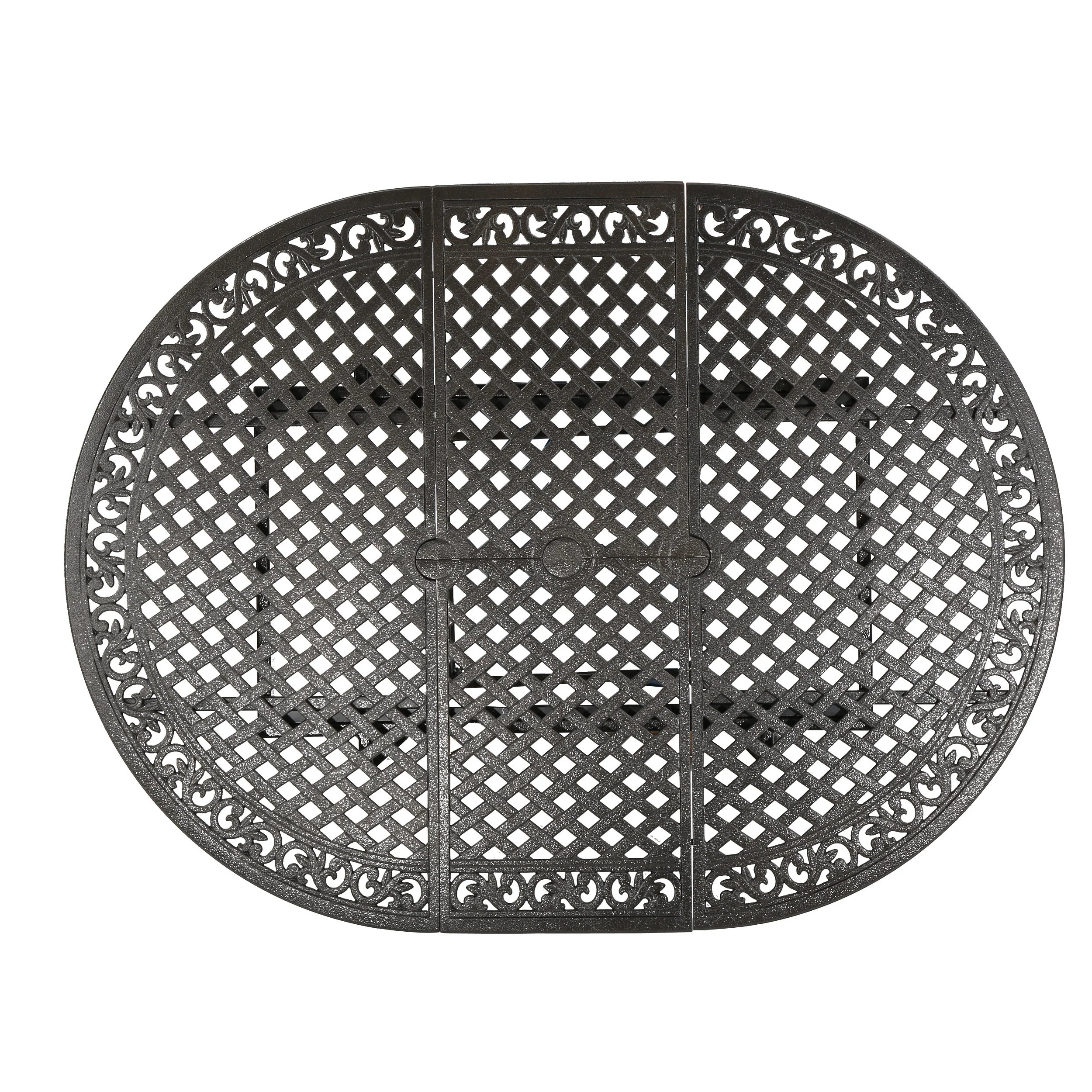 Stannis Outdoor Expandable Aluminum Dining Table - furnishings
