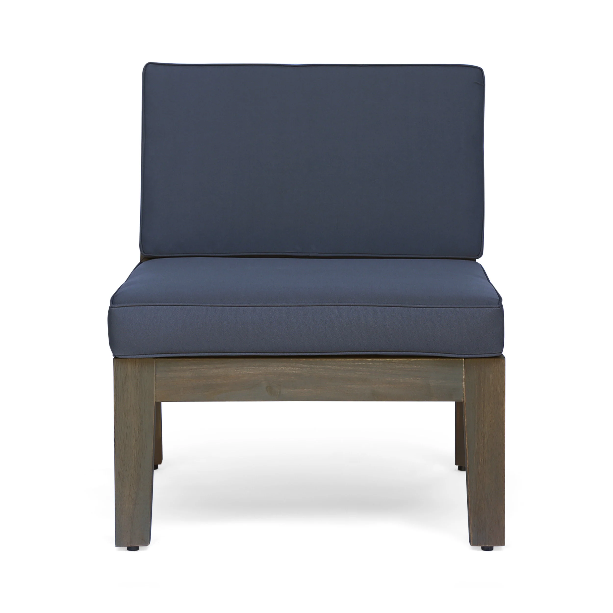 Giselle Outdoor Acacia Wood 7 Seater Sectional Sofa and Loveseat Set with Coffee Table - furnishings