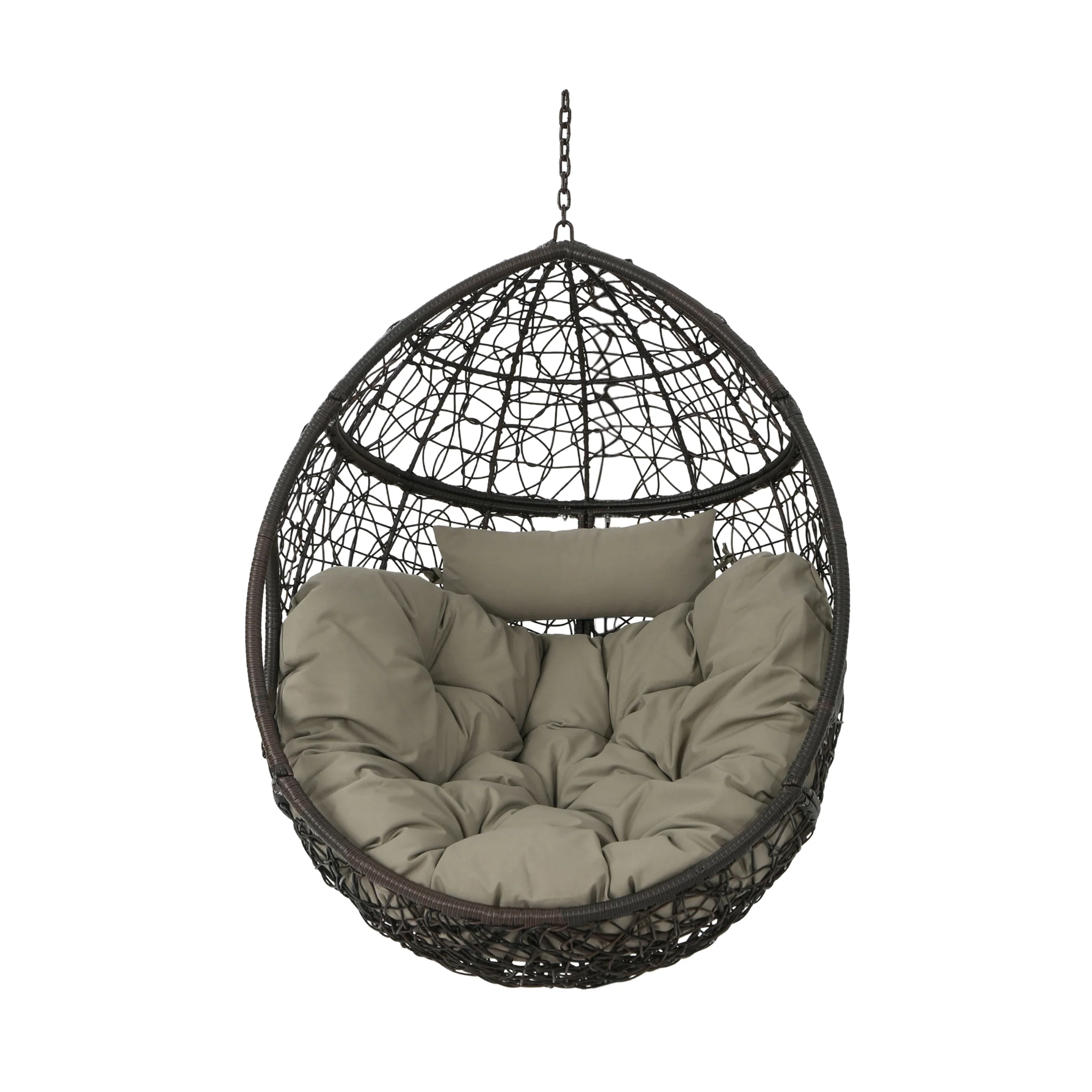 Yosiyah Indoor/Outdoor Hanging Teardrop / Egg Chair (Stand Not Included) - furnishings