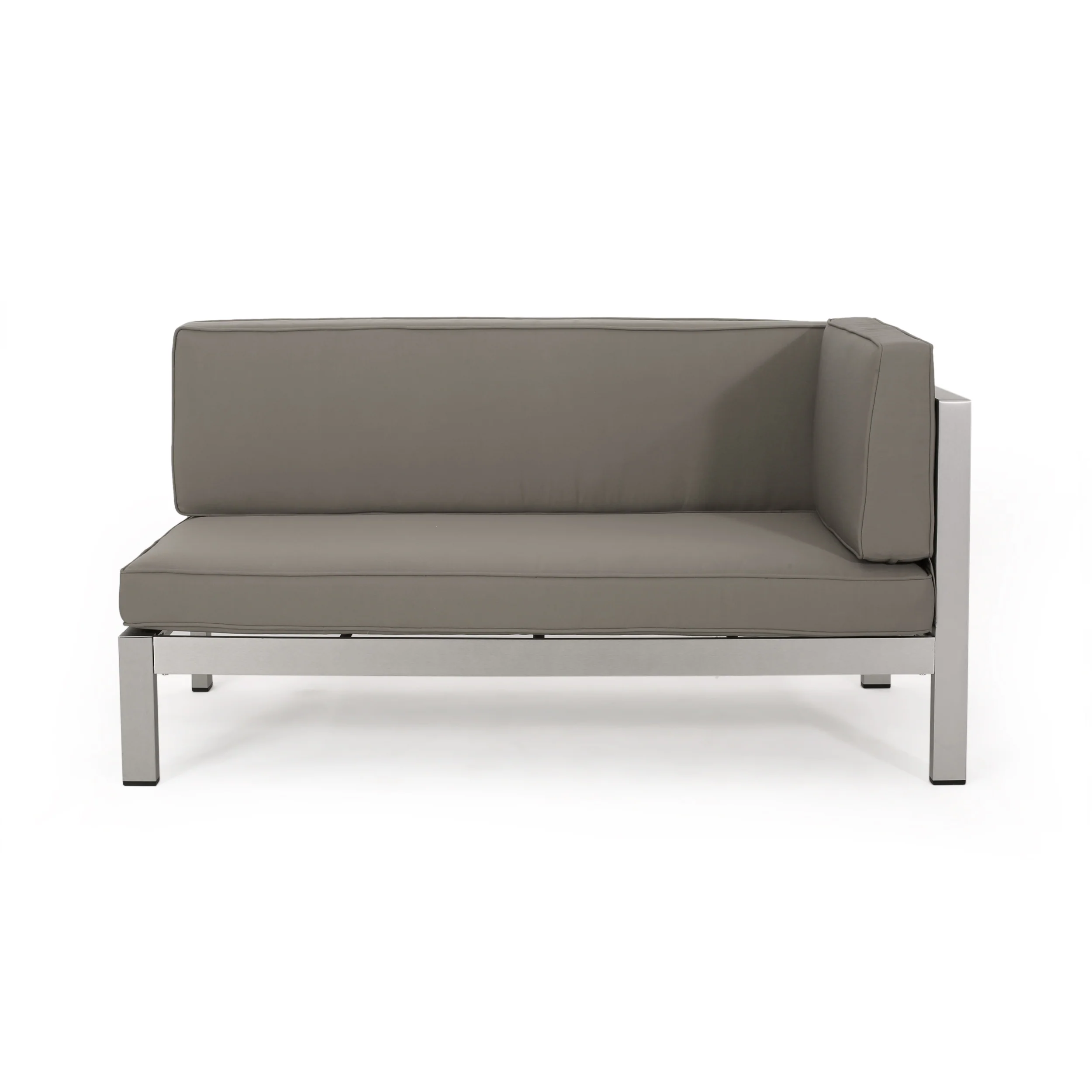Lompoc Aire Outdoor Modern 5 Seater Sectional Sofa - furnishings