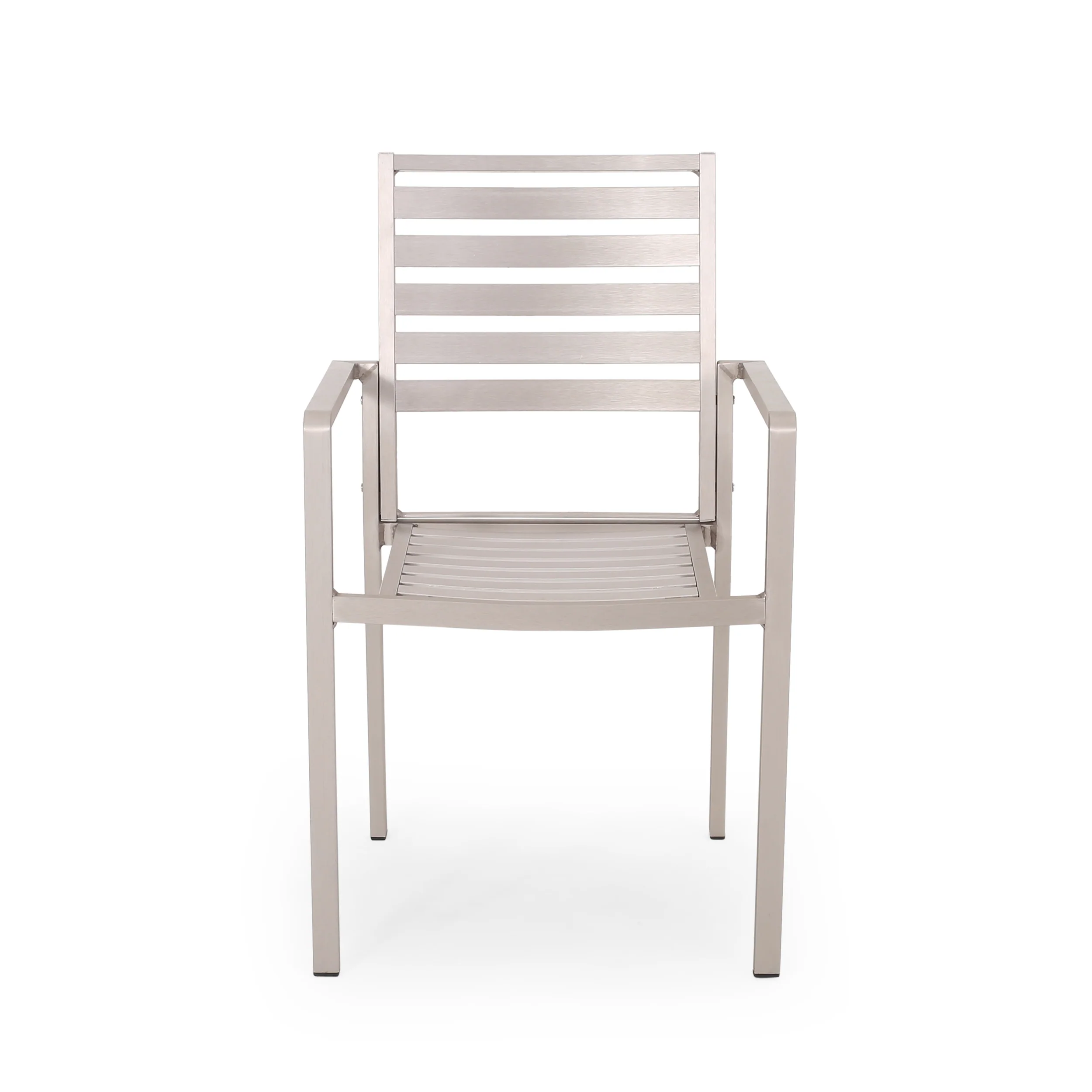 Cherie Outdoor Modern Aluminum Dining Chair (Set of 2) - furnishings