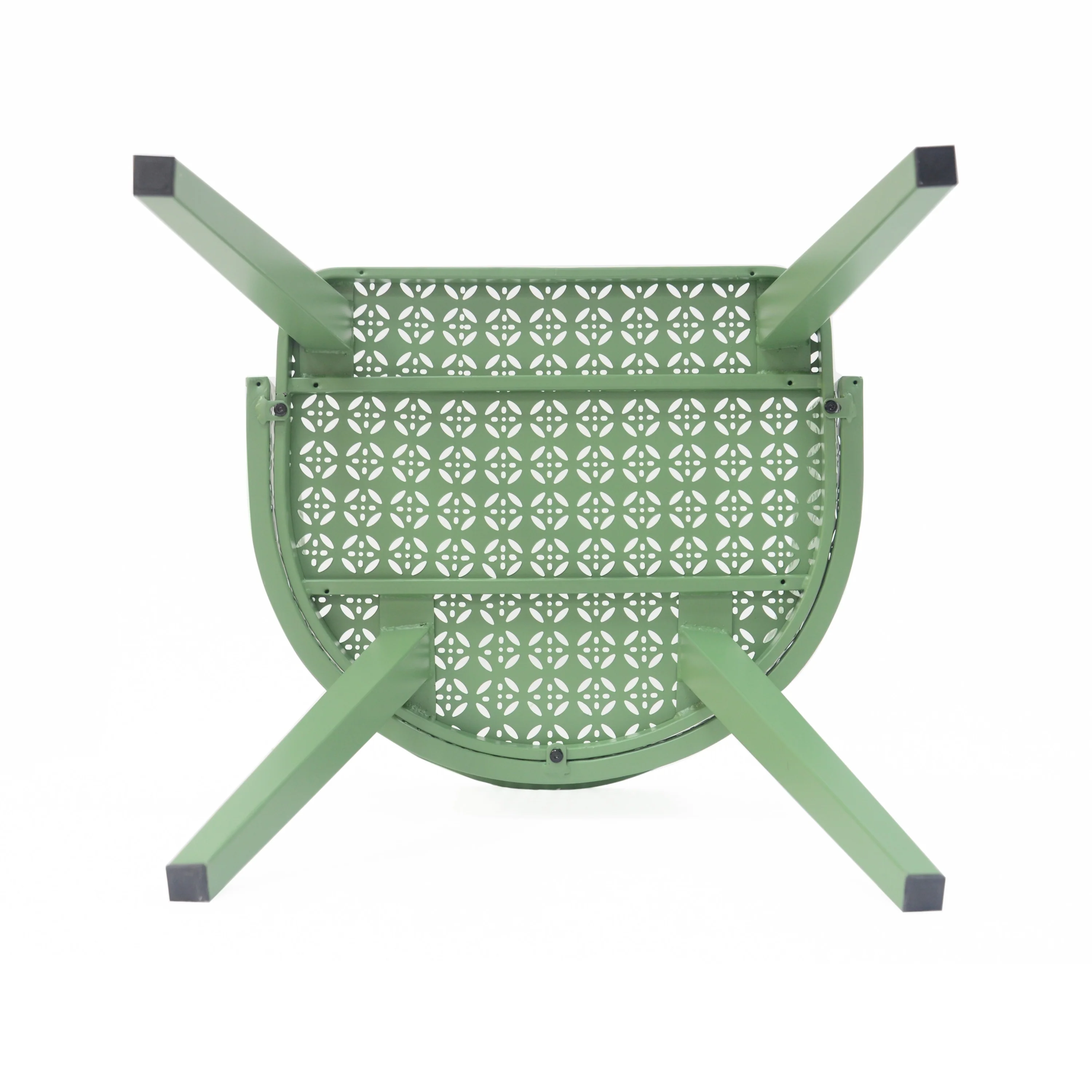 Caspiane Outdoor Patio Dining Chairs with Iron Frame - furnishings