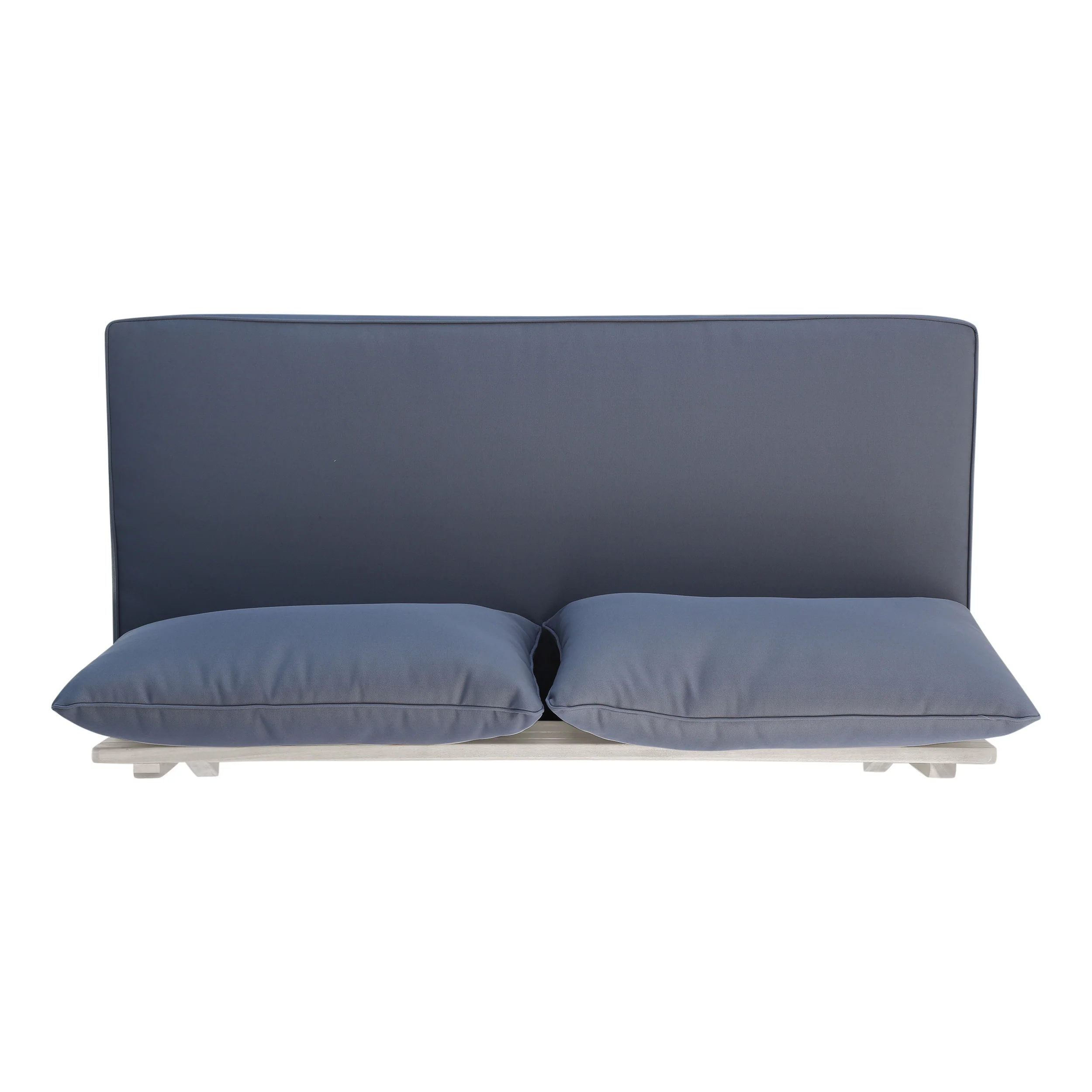 Boyle Outdoor Acacia Wood Loveseat - furnishings