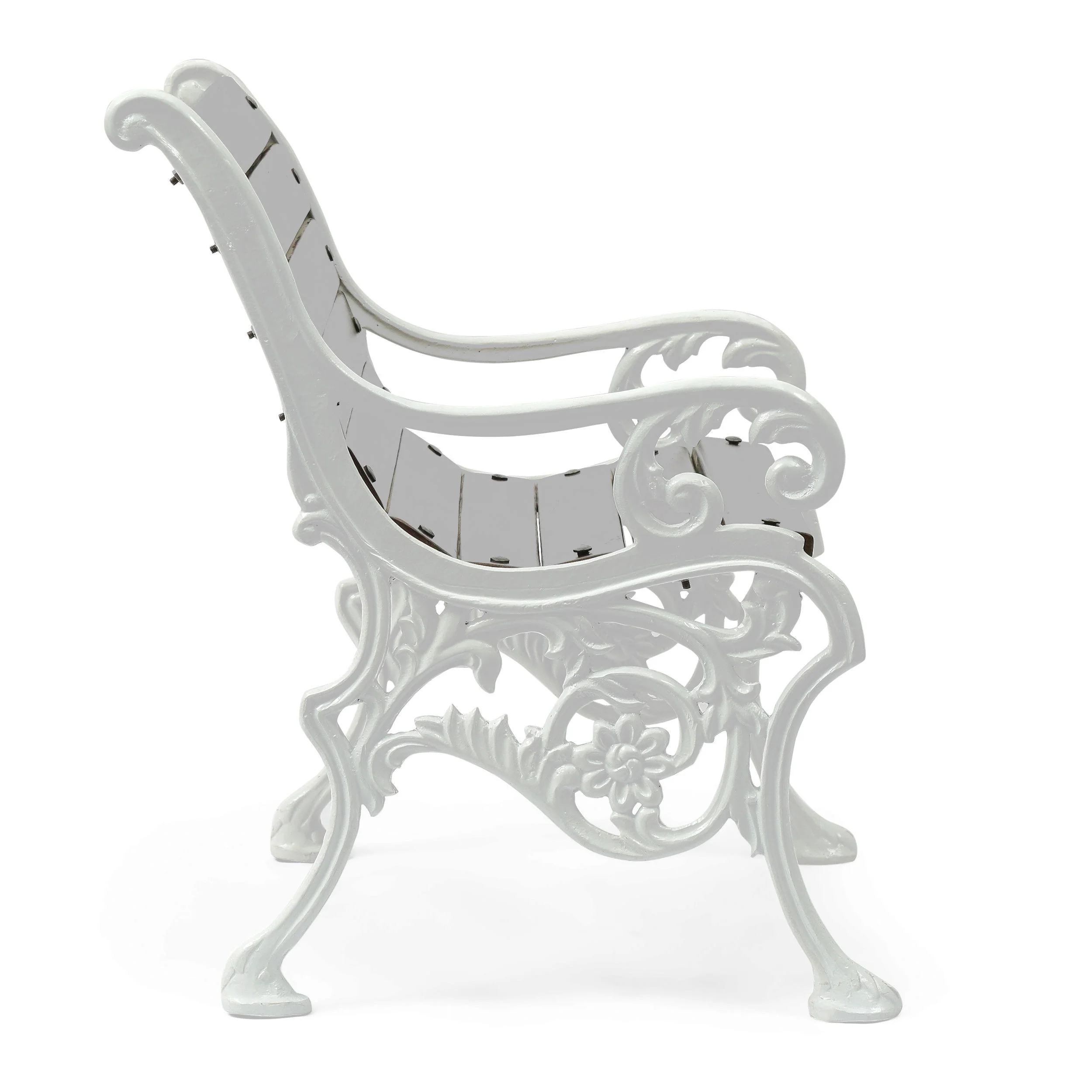 Taber Outdoor Handcrafted Mango Wood Chair, Rustic Brown and White - furnishings