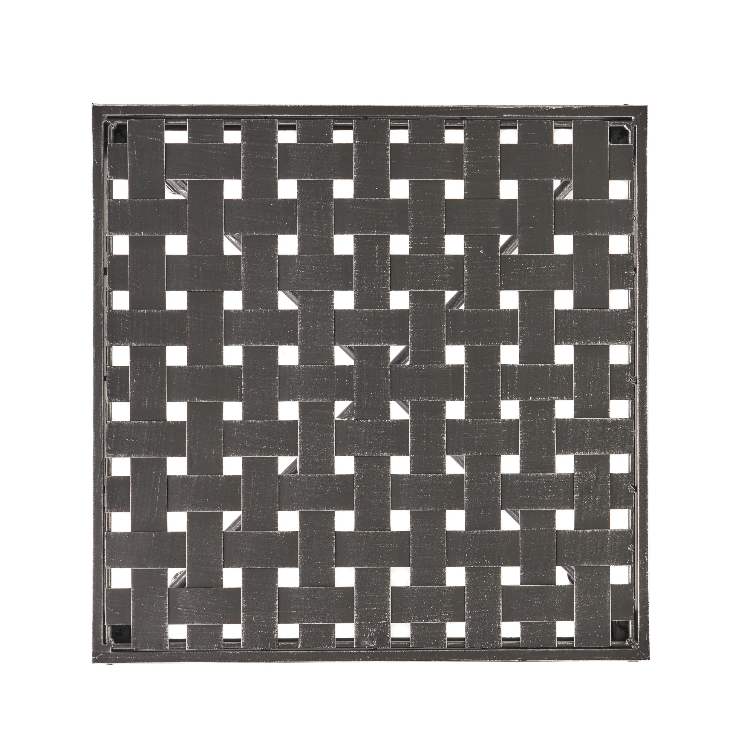 Kent Outdoor Black Iron Side Table - furnishings